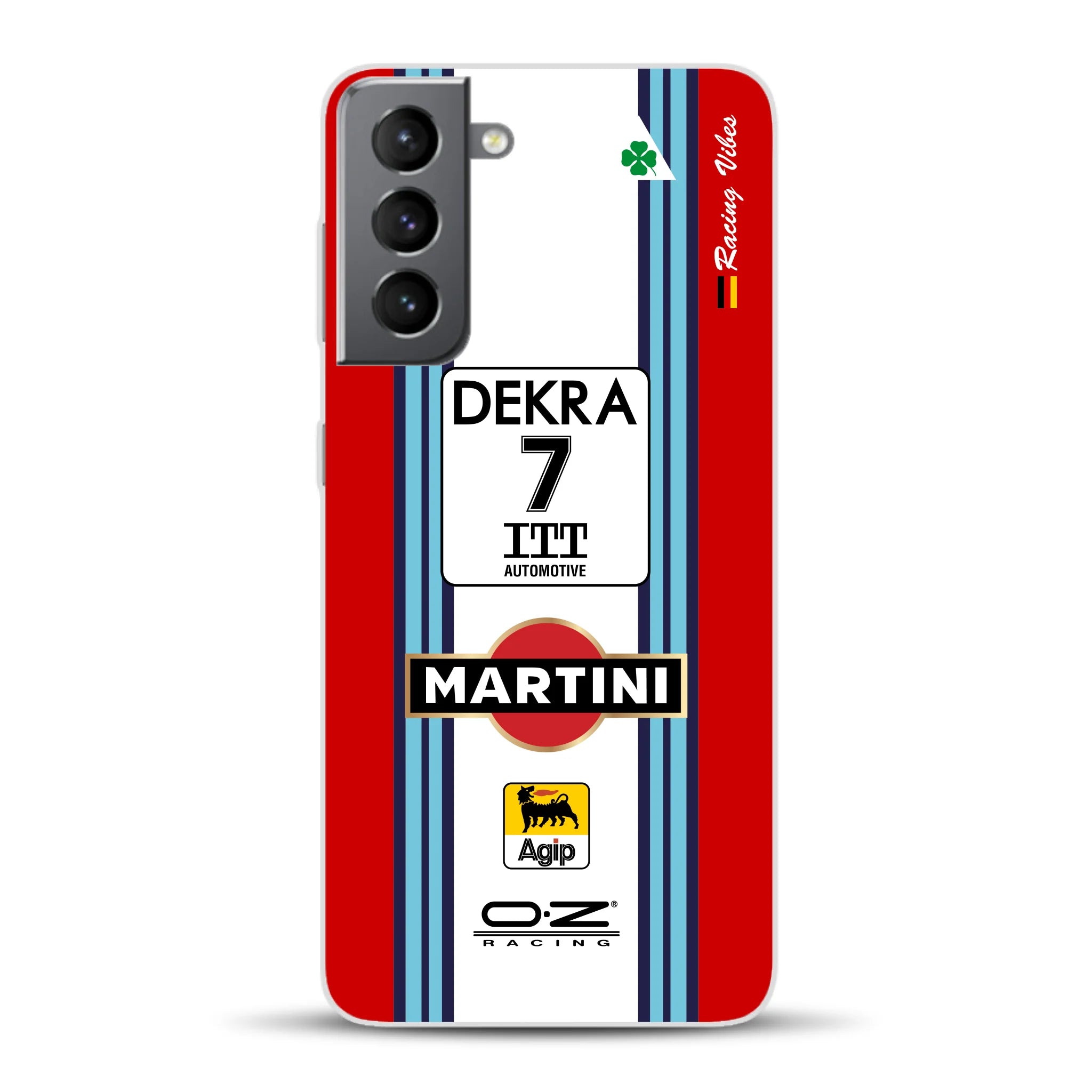 155 V6 TI #7 Nannini Alfa Corse DTM 1995 Livery - Custodia per cellulare personalizzata per Samsung