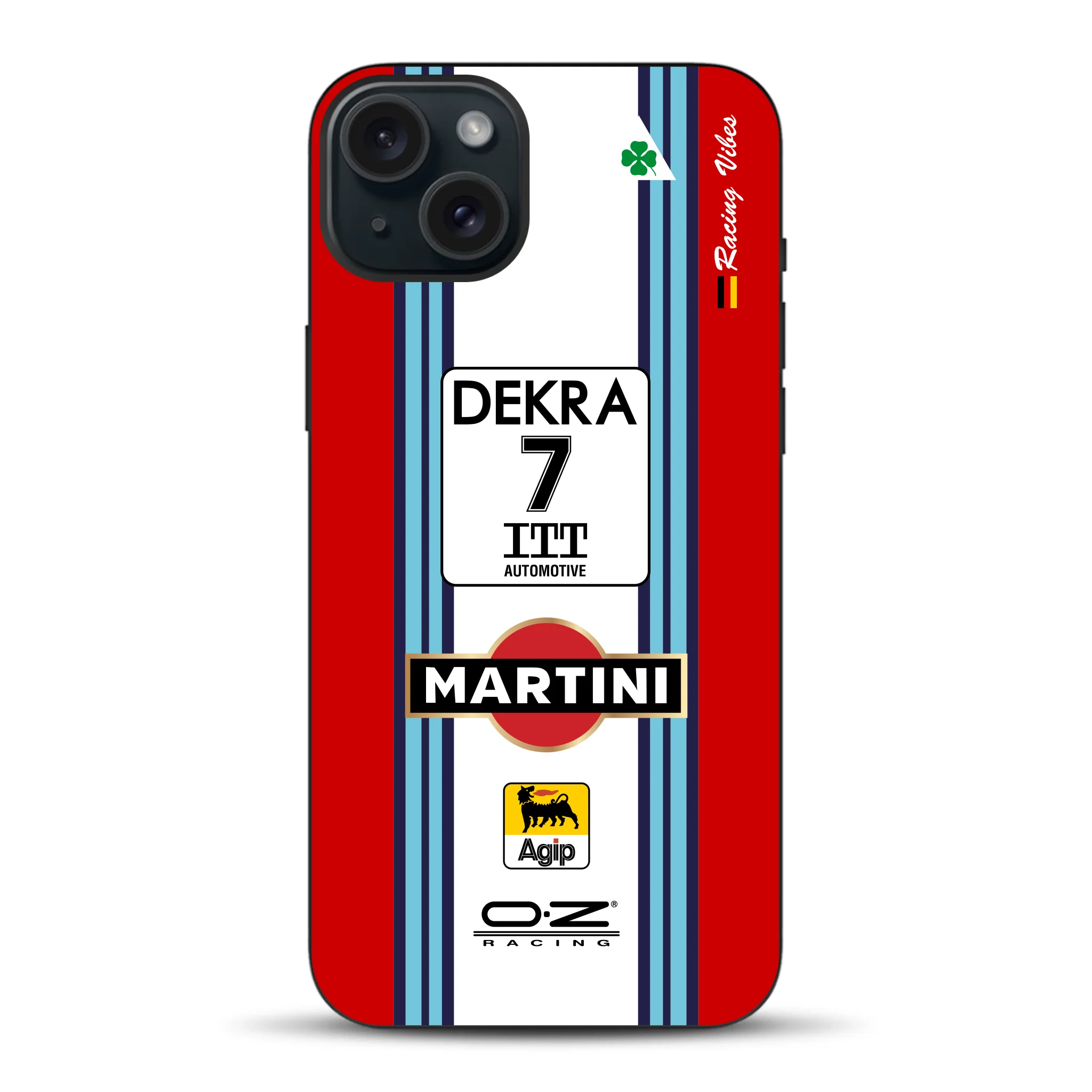155 V6 TI #7 Nannini Alfa Corse DTM 1995 Livery - Custodia per cellulare personalizzata per iPhone