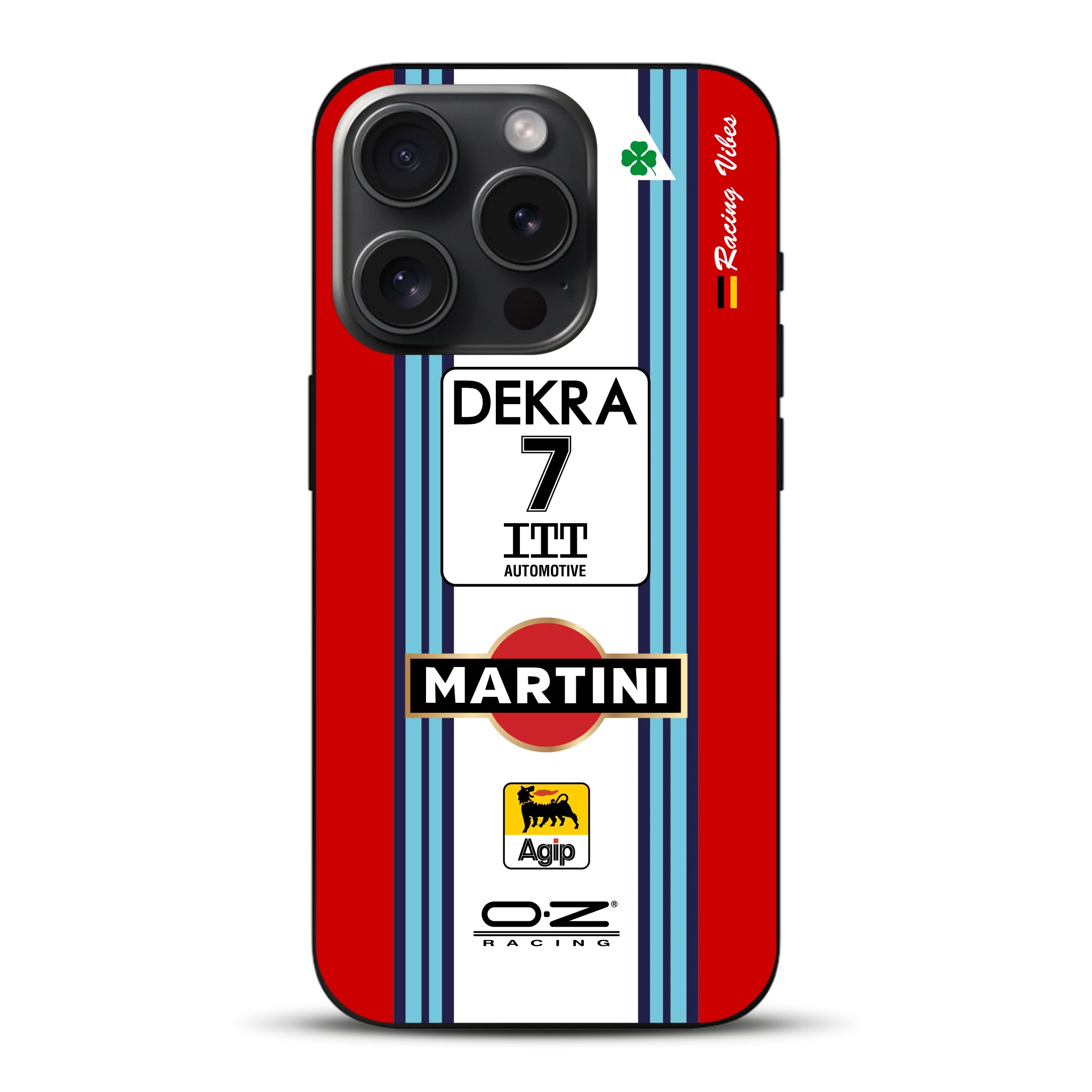 155 V6 TI #7 Nannini Alfa Corse DTM 1995 Livery - Custodia per cellulare personalizzata per iPhone
