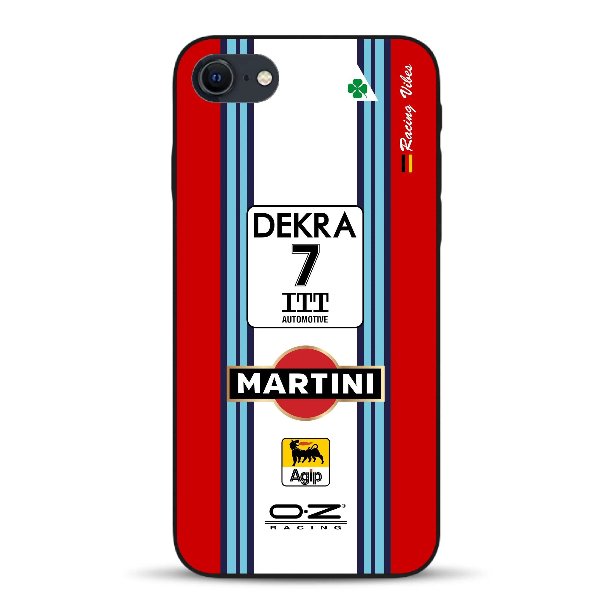155 V6 TI #7 Nannini Alfa Corse DTM 1995 Livery - Custodia per cellulare personalizzata per iPhone