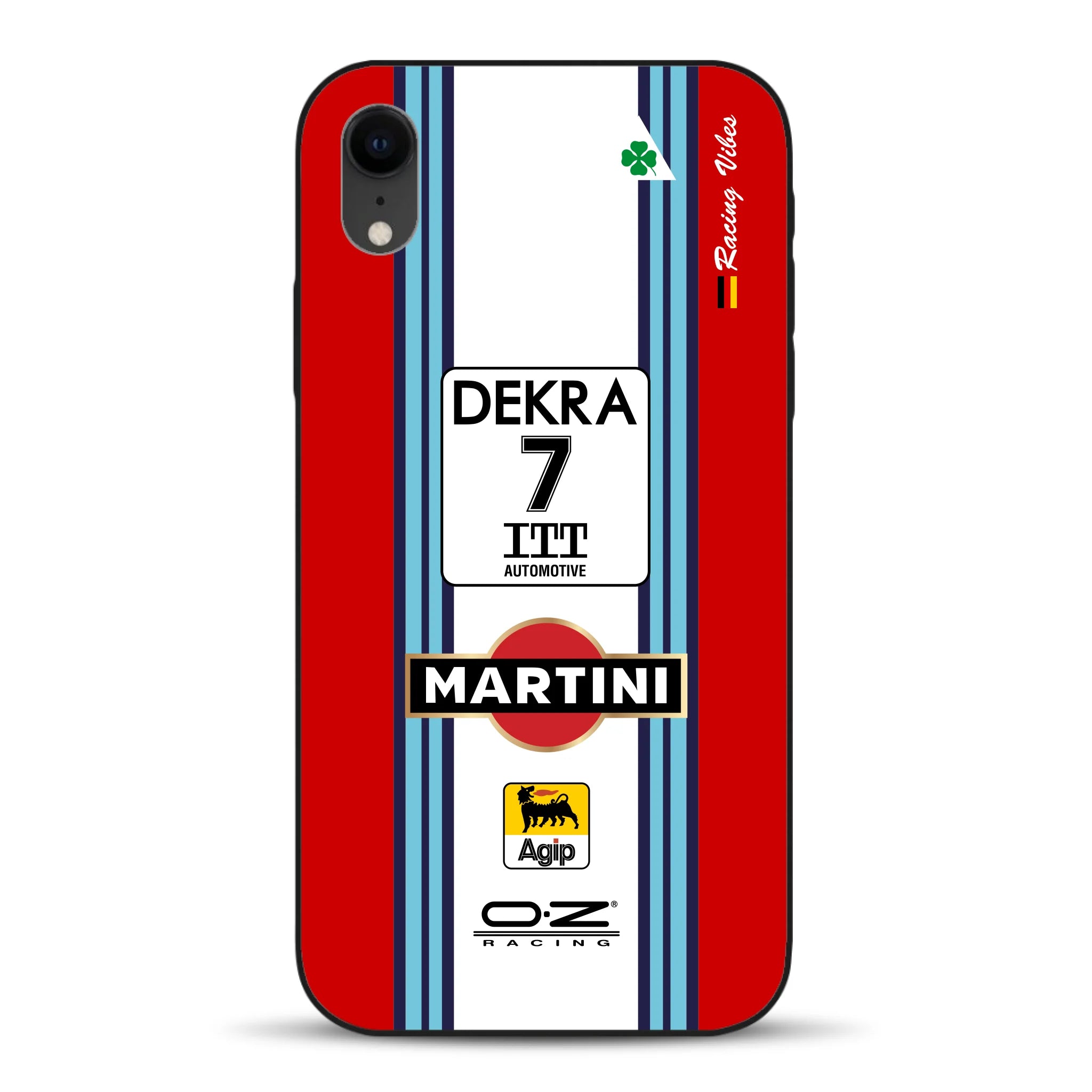 155 V6 TI #7 Nannini Alfa Corse DTM 1995 Livery - Custodia per cellulare personalizzata per iPhone
