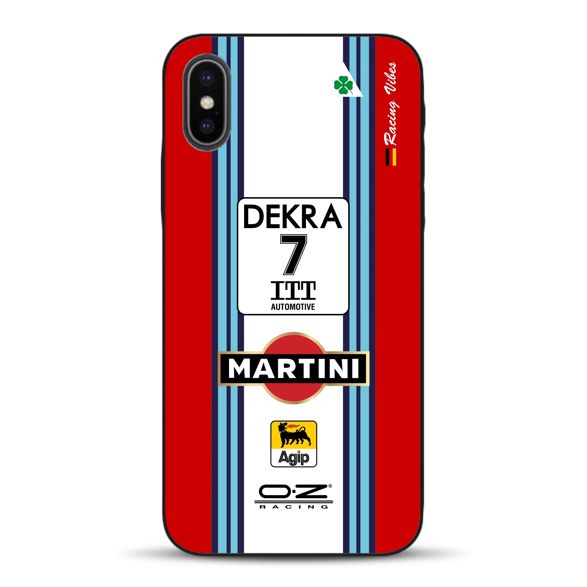 155 V6 TI #7 Nannini Alfa Corse DTM 1995 Livery - Custodia per cellulare personalizzata per iPhone