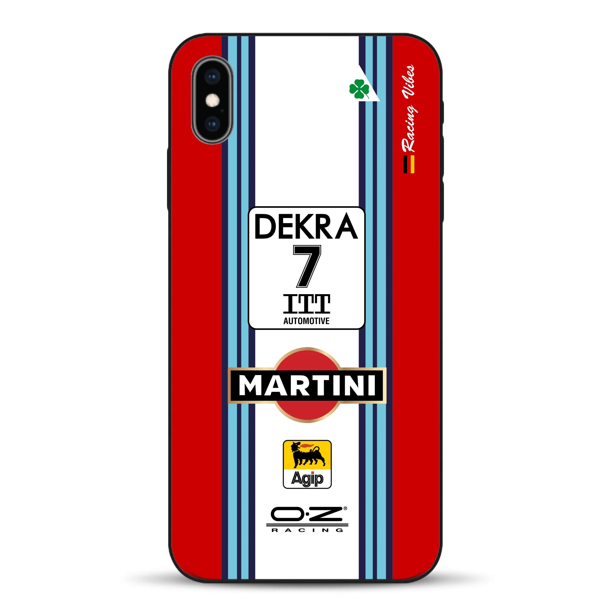 155 V6 TI #7 Nannini Alfa Corse DTM 1995 Livery - Custodia per cellulare personalizzata per iPhone
