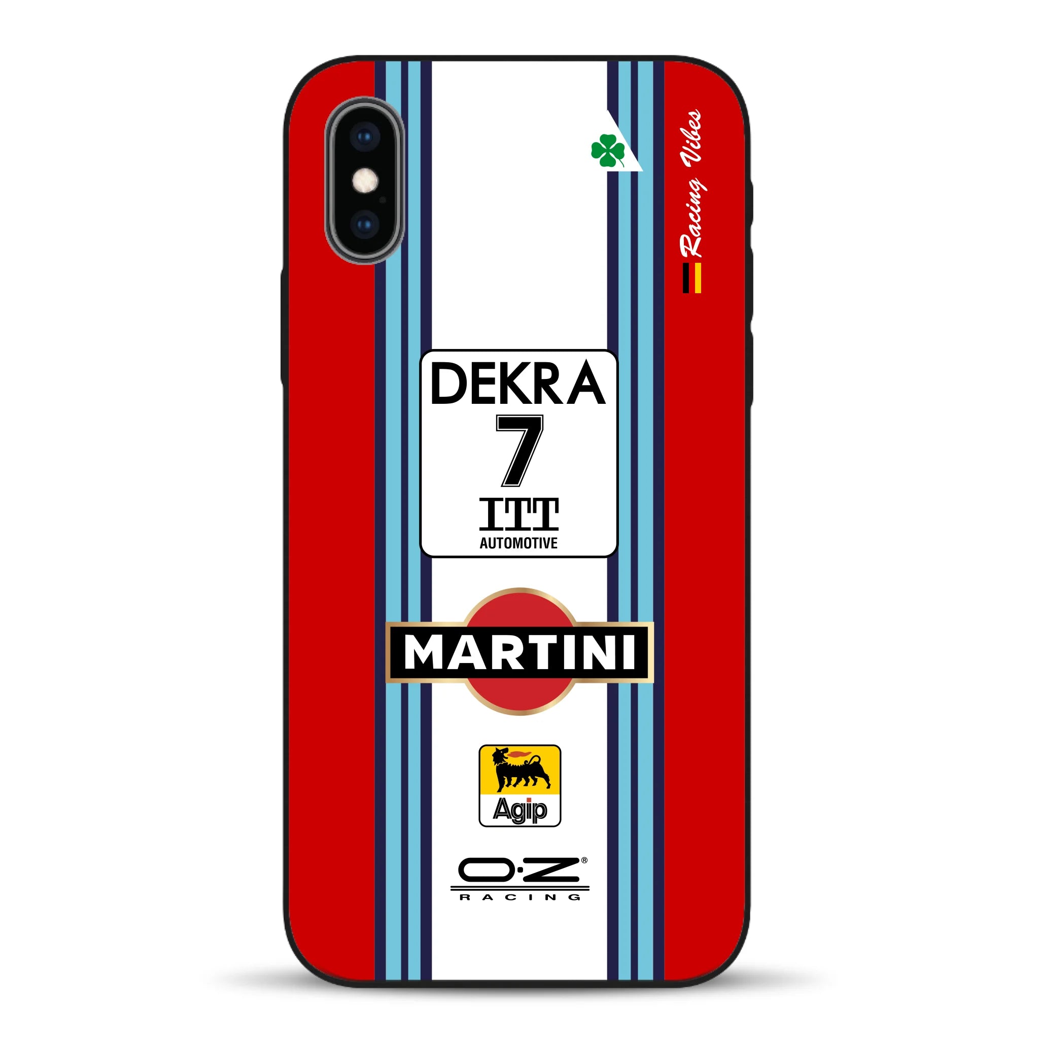 155 V6 TI #7 Nannini Alfa Corse DTM 1995 Livery - Custodia per cellulare personalizzata per iPhone