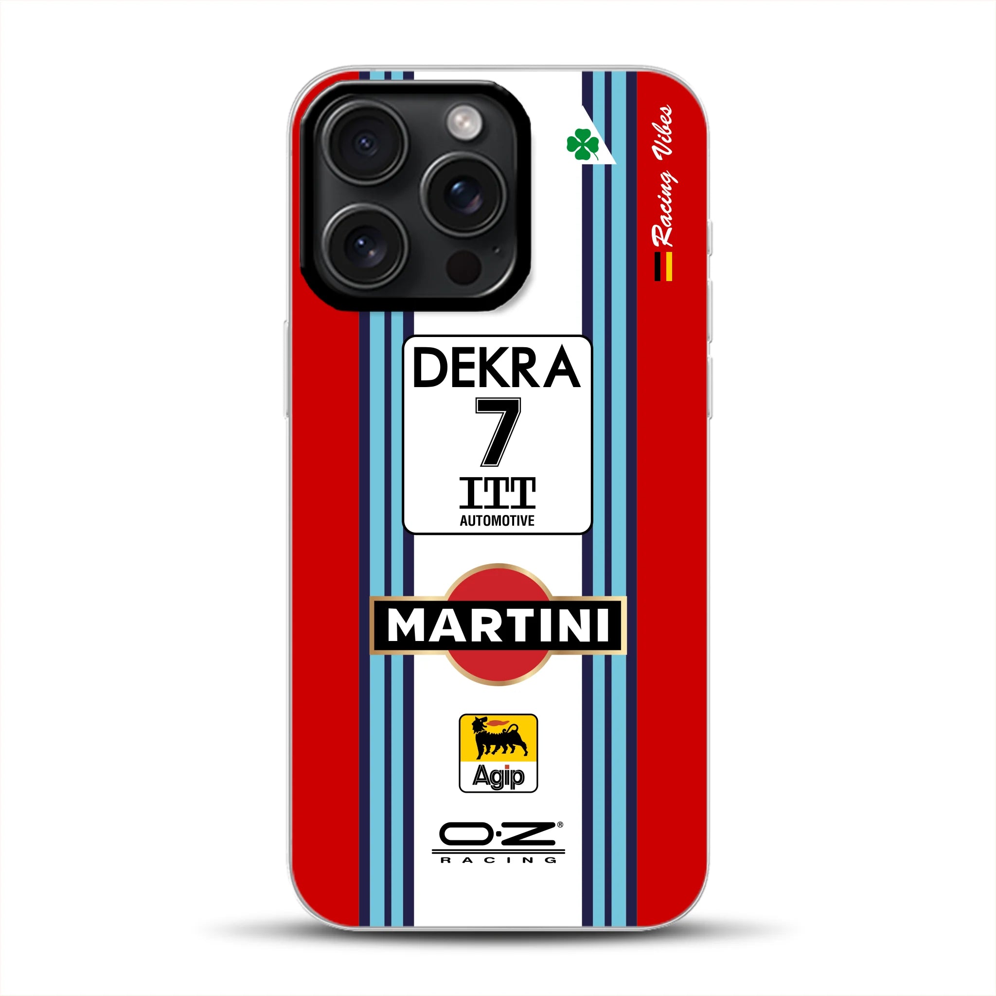 155 V6 TI #7 Nannini Alfa Corse DTM 1995 Livery - Custodia per cellulare personalizzata per iPhone