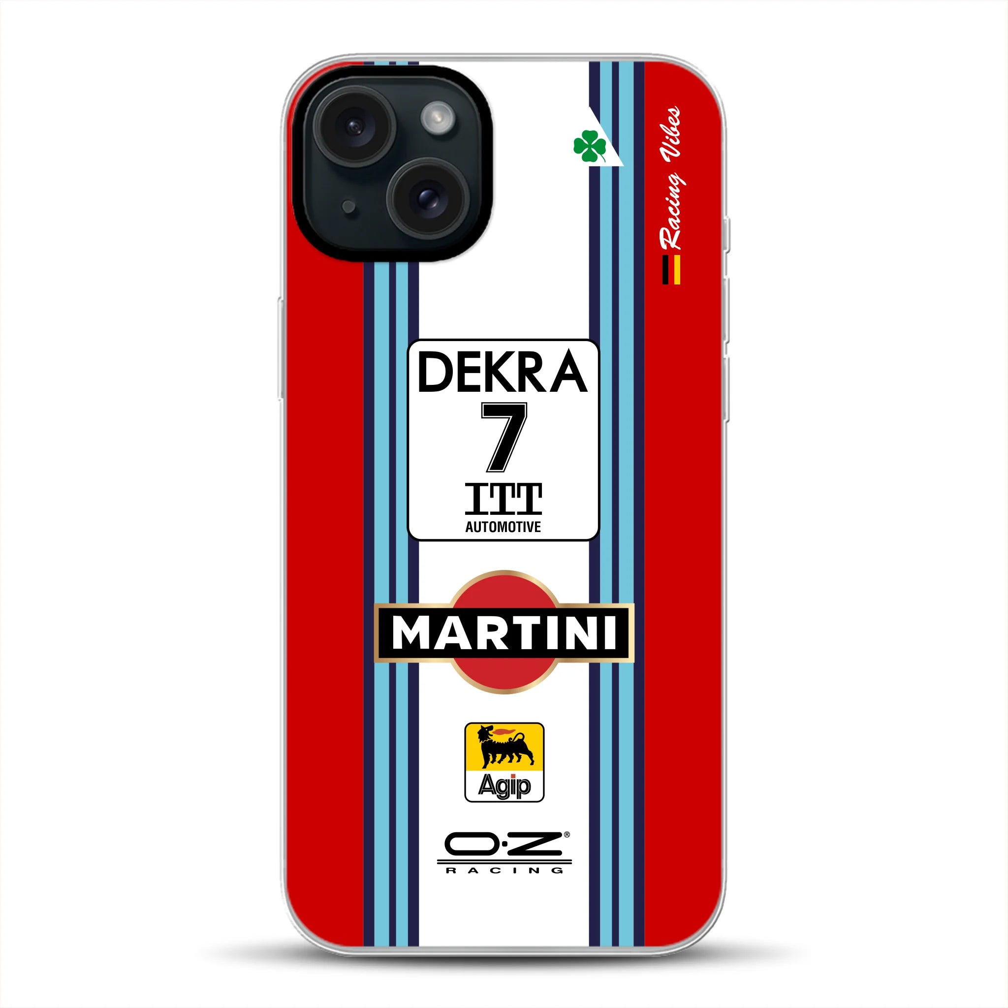 155 V6 TI #7 Nannini Alfa Corse DTM 1995 Livery - Custodia per cellulare personalizzata per iPhone