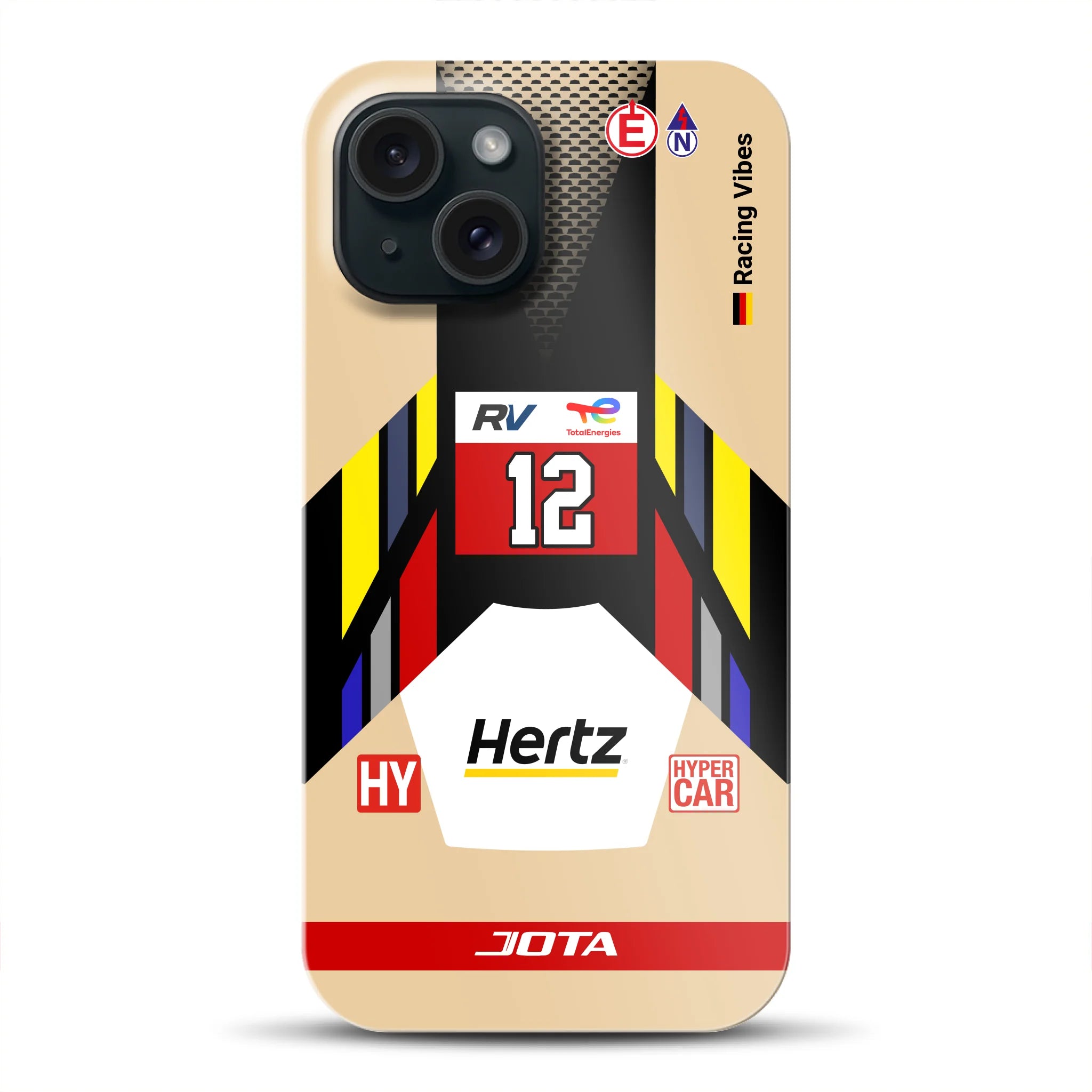 Cadillac V‑Series.R #12 2025 Livery - Personnalisé Premium Case pour iPhone