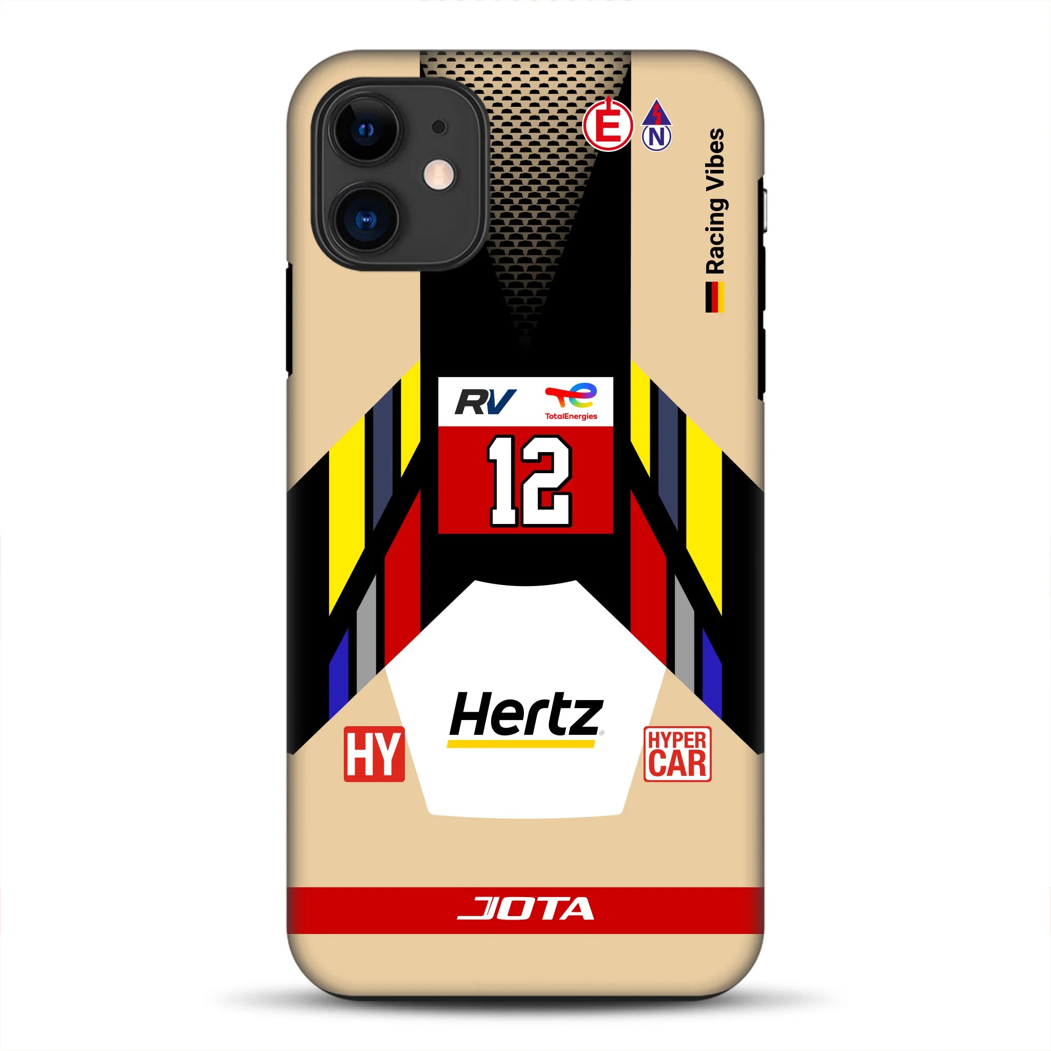 Cadillac V‑Series.R #12 2025 Livery - Personnalisé Premium Case pour iPhone