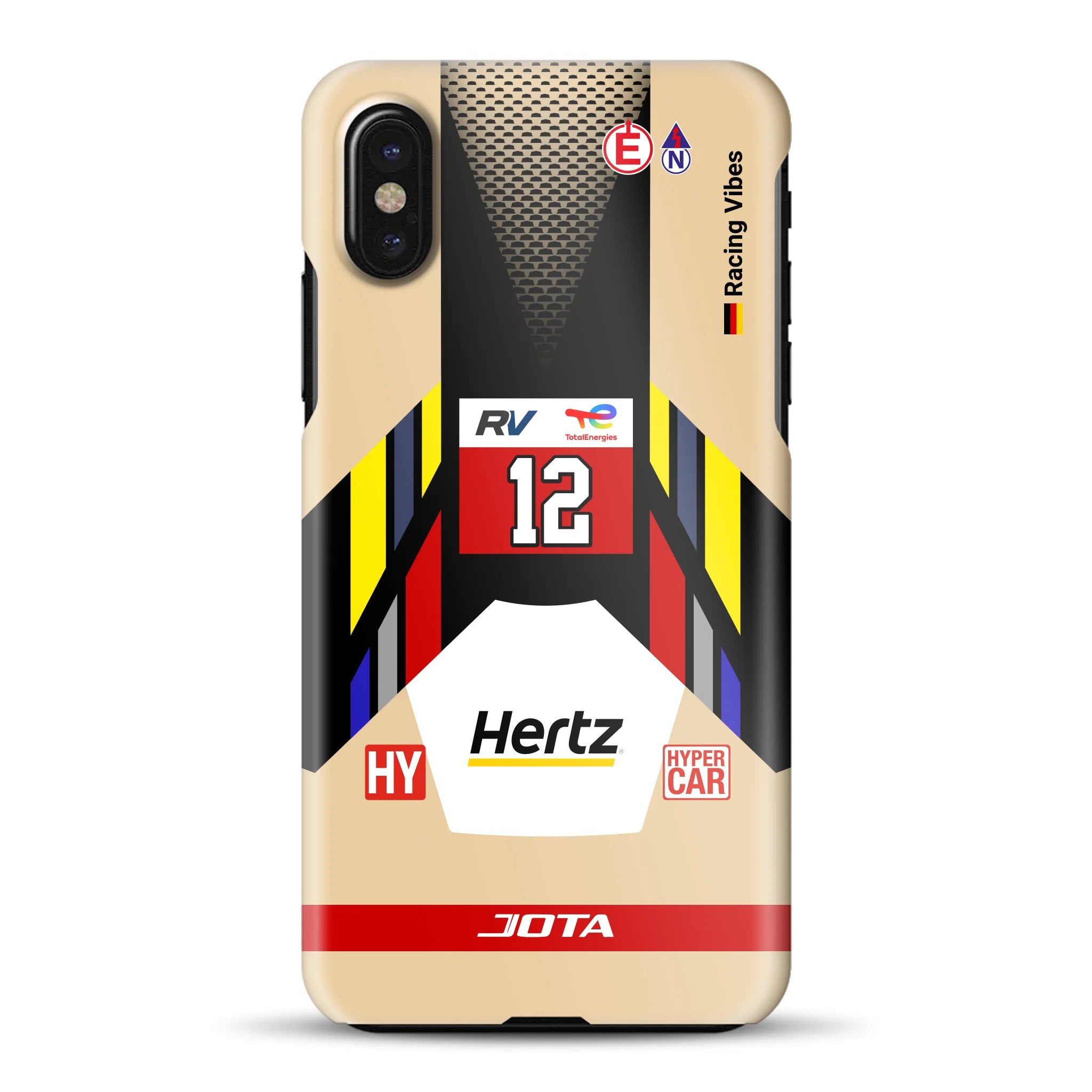 Cadillac V‑Series.R #12 2025 Livery - Individuelle Hardcase Hülle für iPhone
