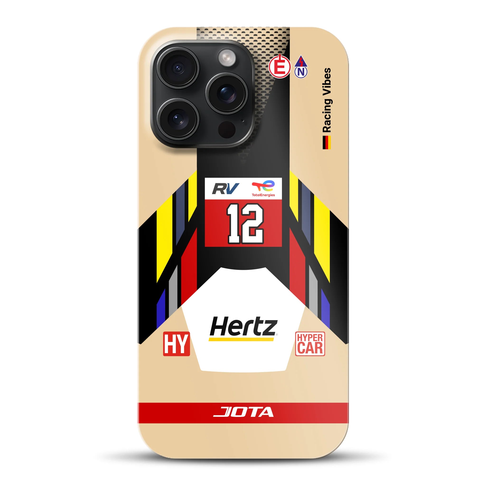 Cadillac V‑Series.R #12 2025 Livery - Individuelle Hardcase Hülle für iPhone