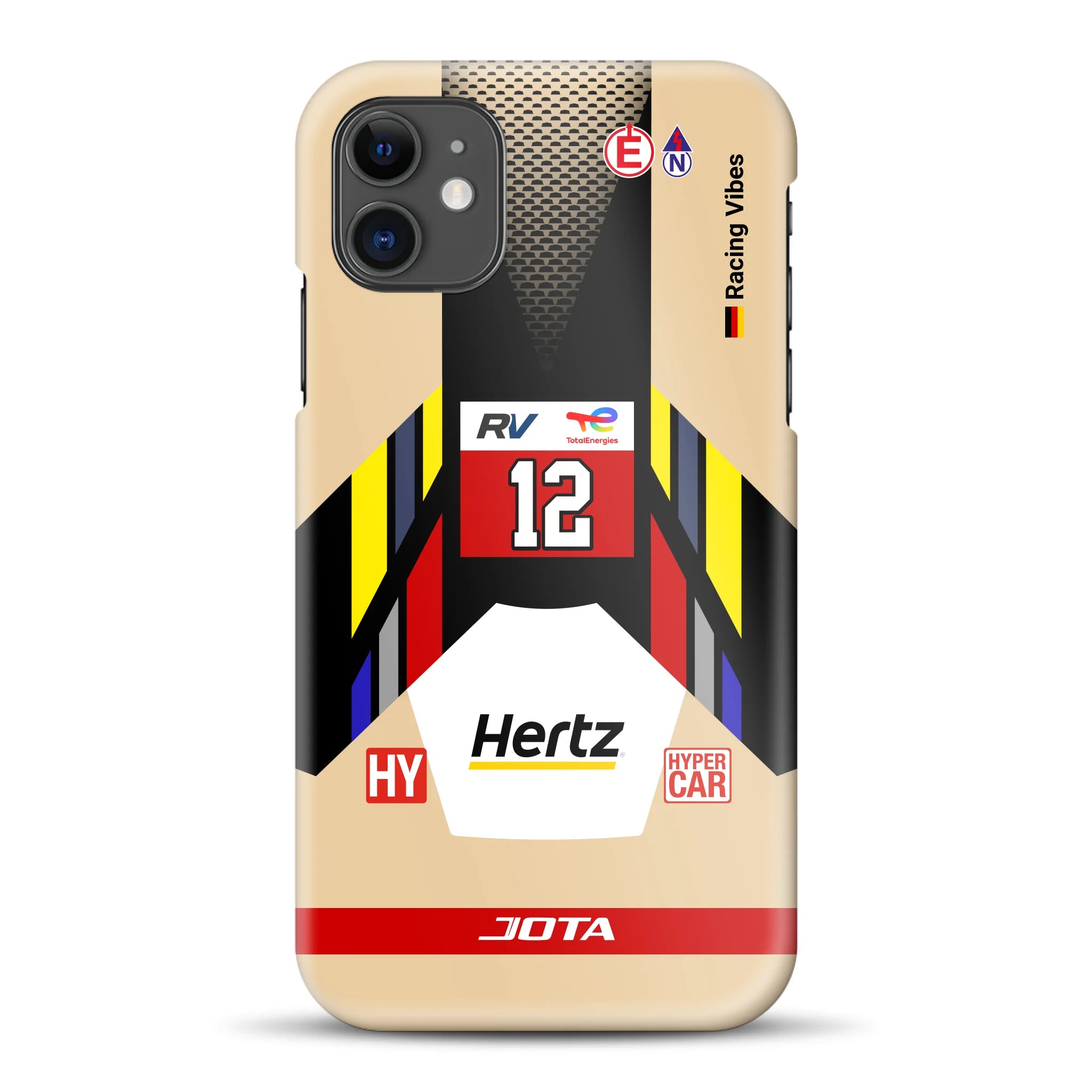 Cadillac V‑Series.R #12 2025 Livery - Individuelle Hardcase Hülle für iPhone