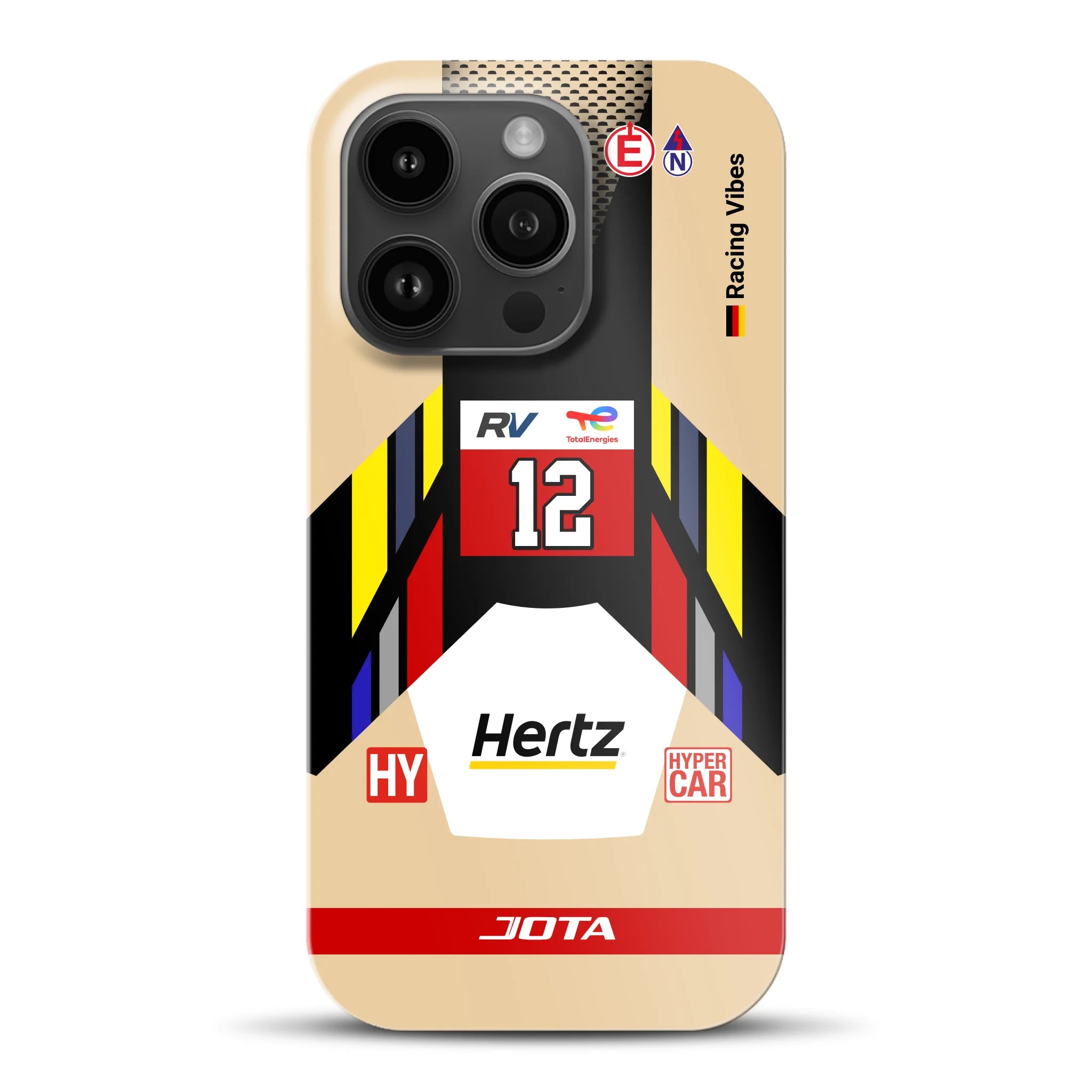 Cadillac V‑Series.R #12 2025 Livery - Individuelle Hardcase Hülle für iPhone