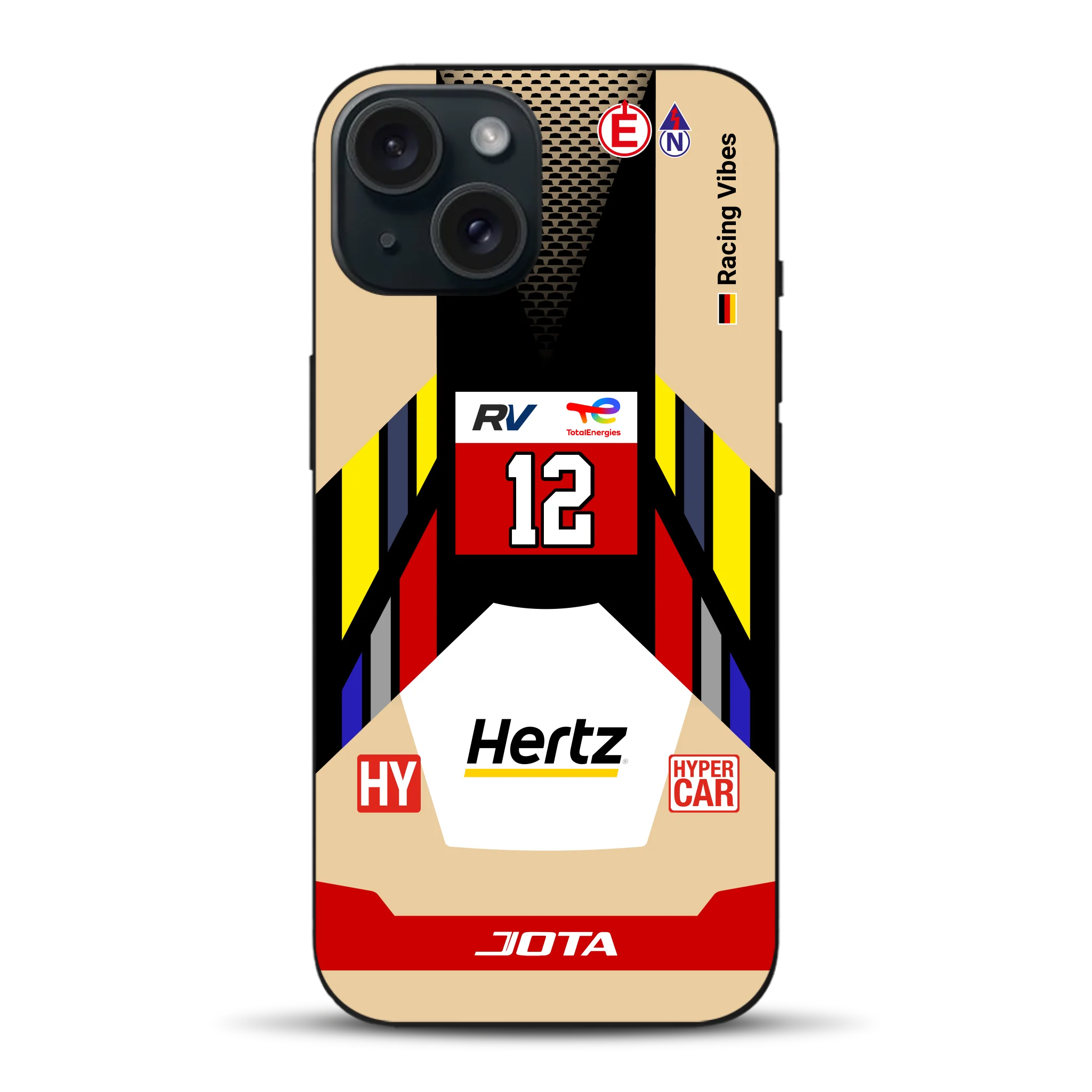 Cadillac V‑Series.R #12 2025 Livery - Custom phone case for iPhone