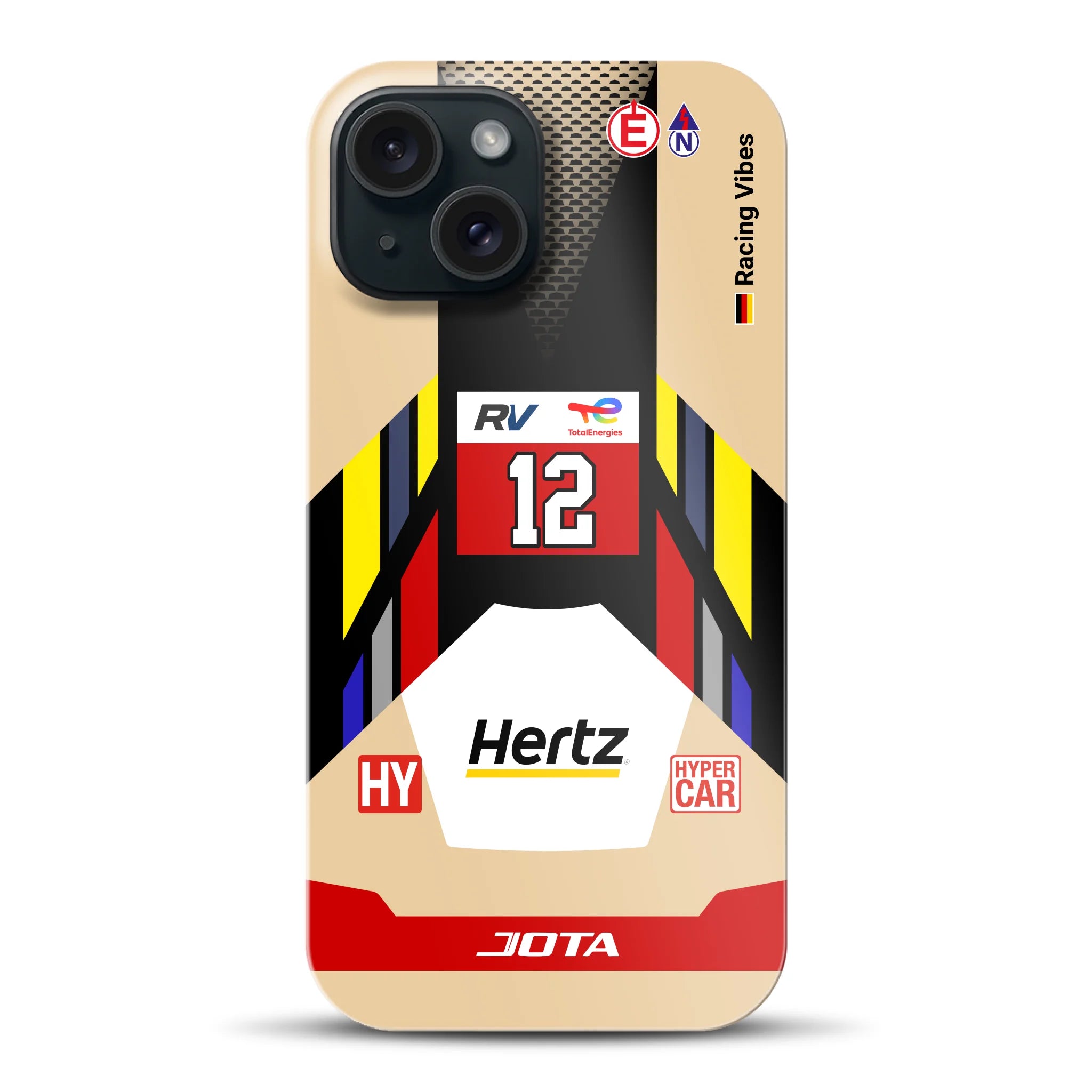 Cadillac V‑Series.R #12 2025 Livery - Individuelle Hardcase Hülle für iPhone