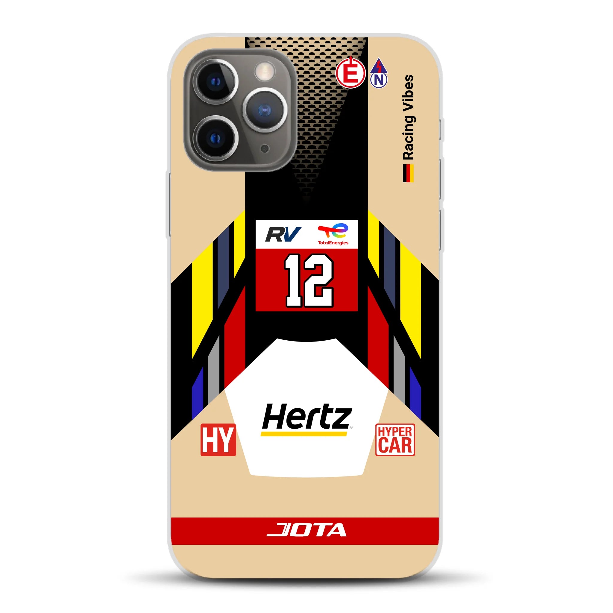 Cadillac V‑Series.R #12 2025 Livery - Custom phone case for iPhone