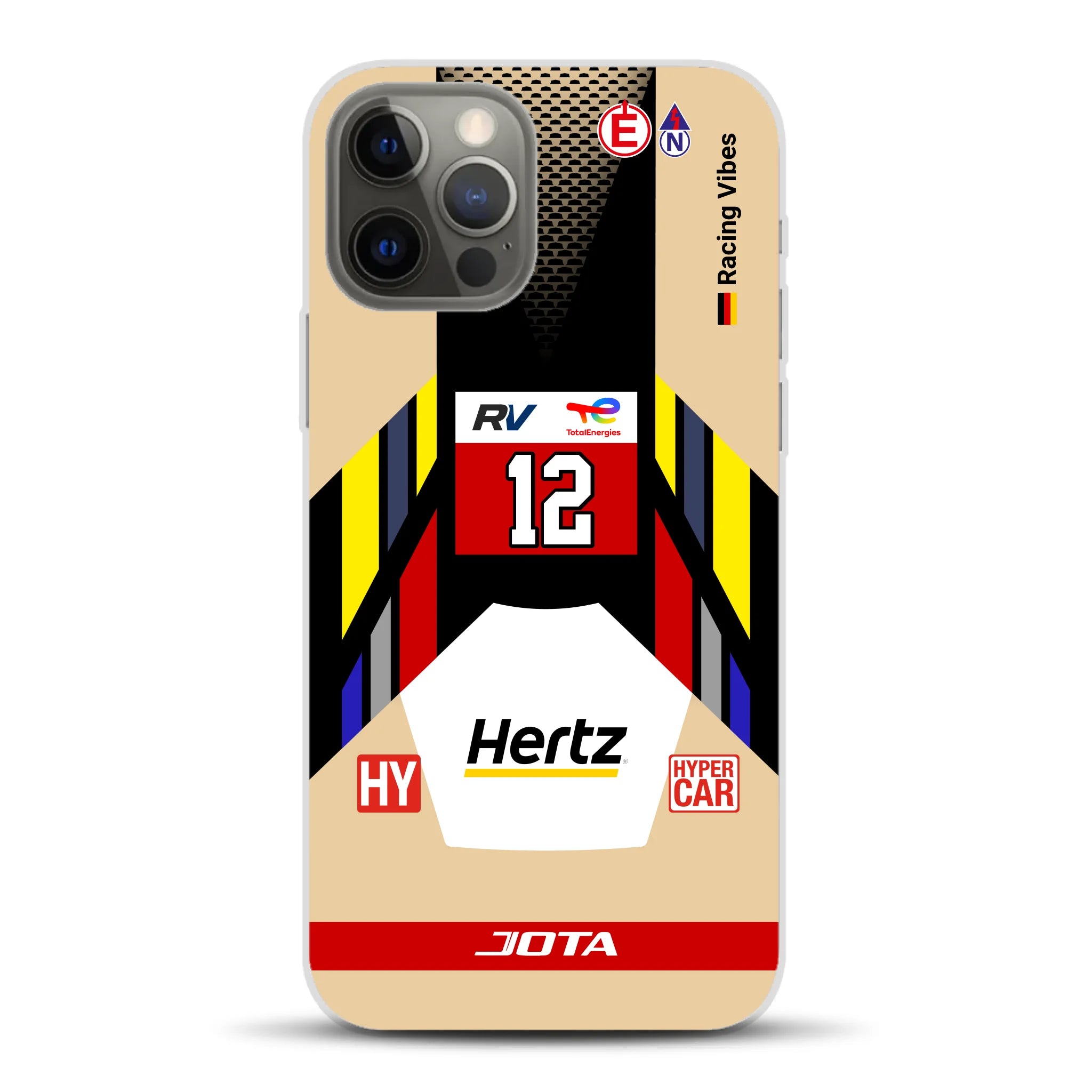 Cadillac V‑Series.R #12 2025 Livery - Custom phone case for iPhone