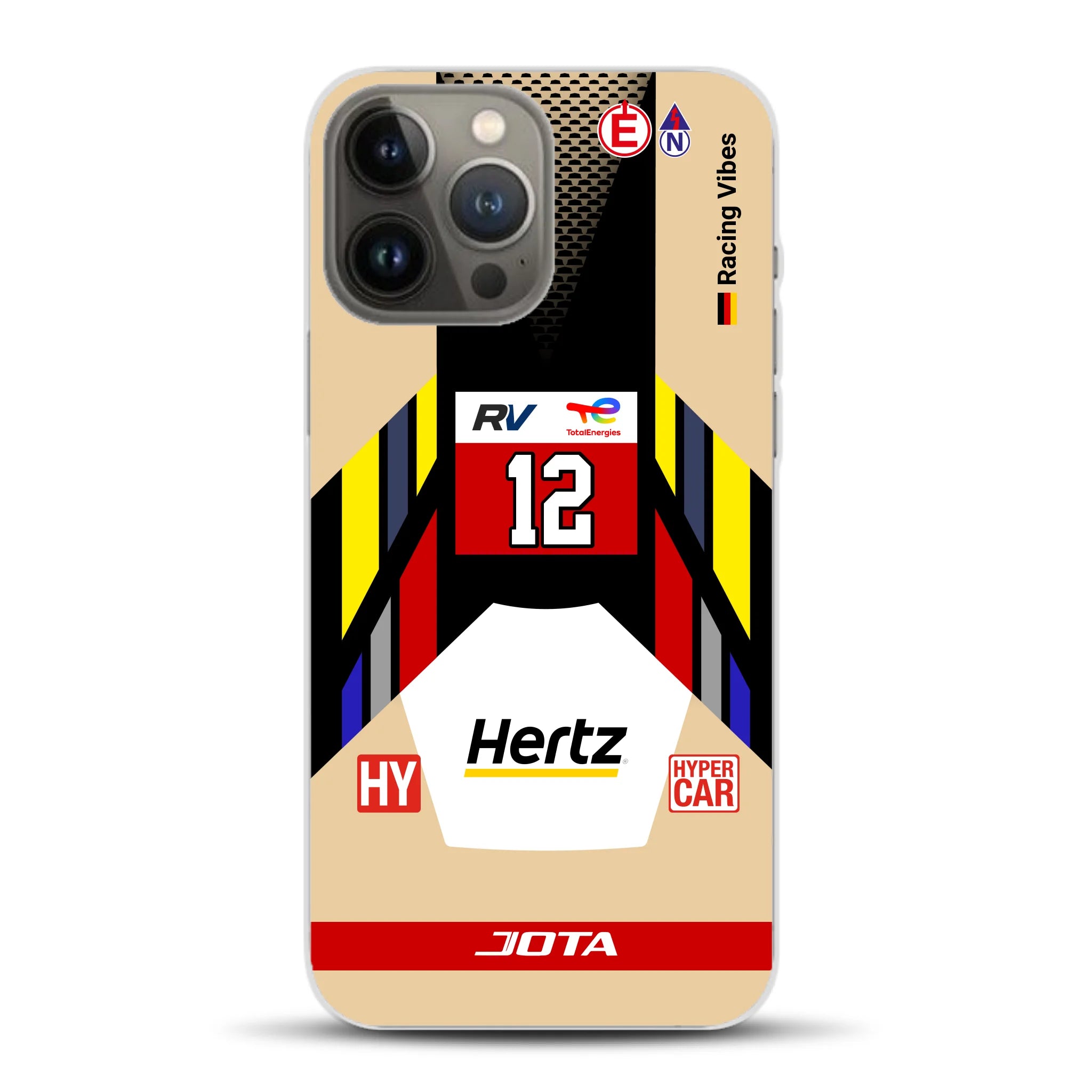 Cadillac V‑Series.R #12 2025 Livery - Custom phone case for iPhone