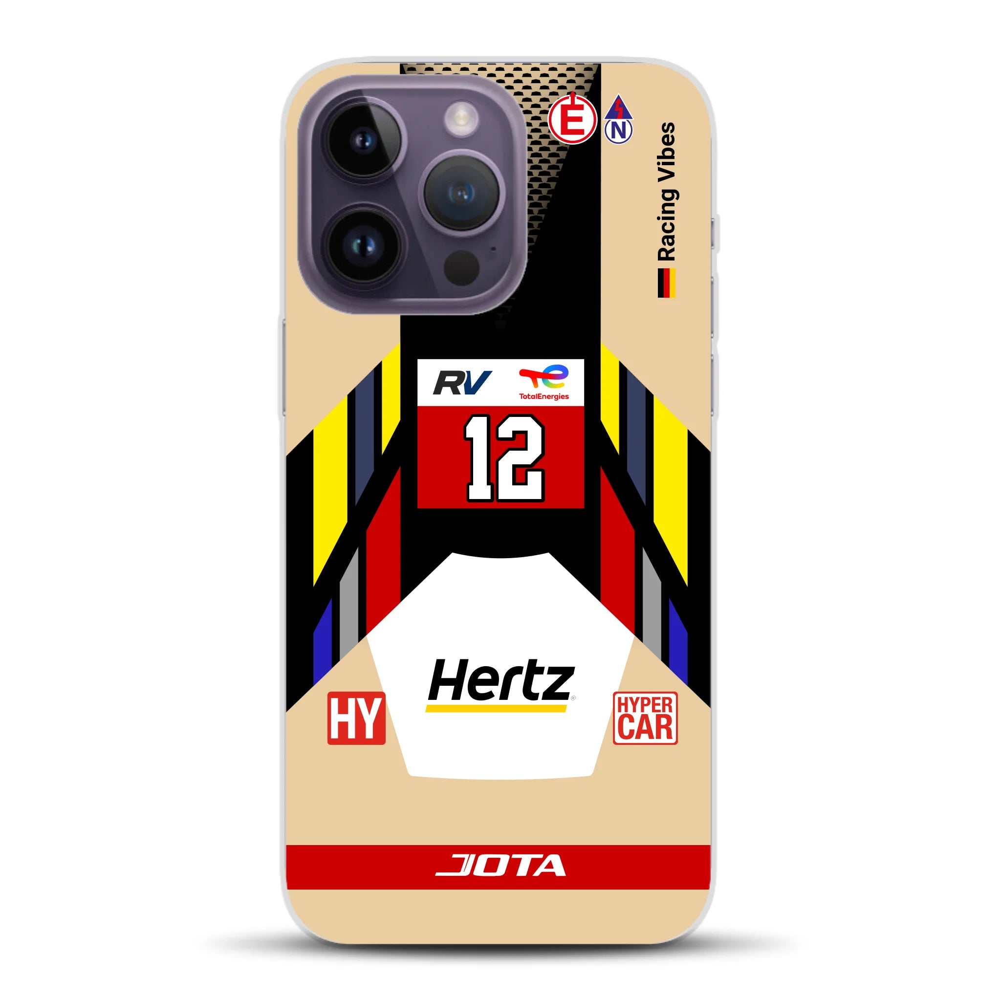 Cadillac V‑Series.R #12 2025 Livery - Custom phone case for iPhone