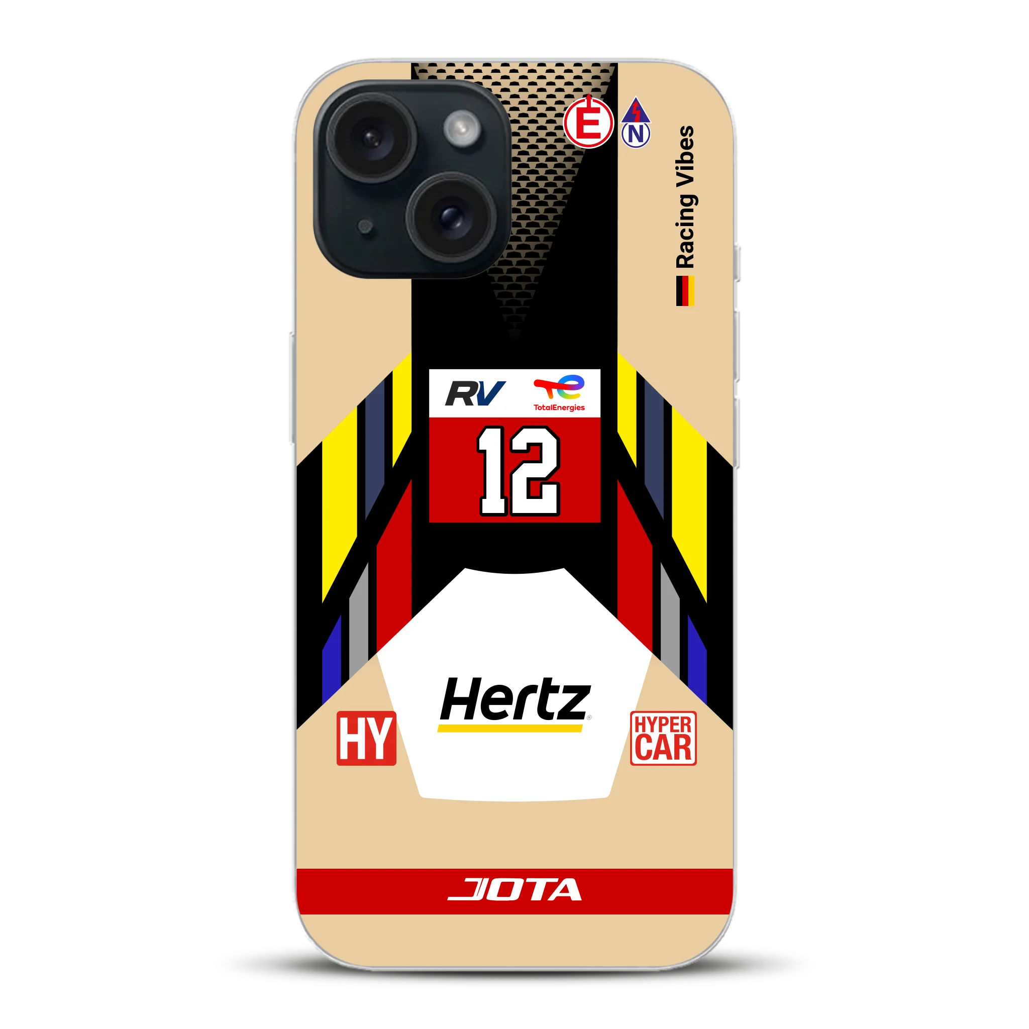Cadillac V‑Series.R #12 2025 Livery - Custom phone case for iPhone