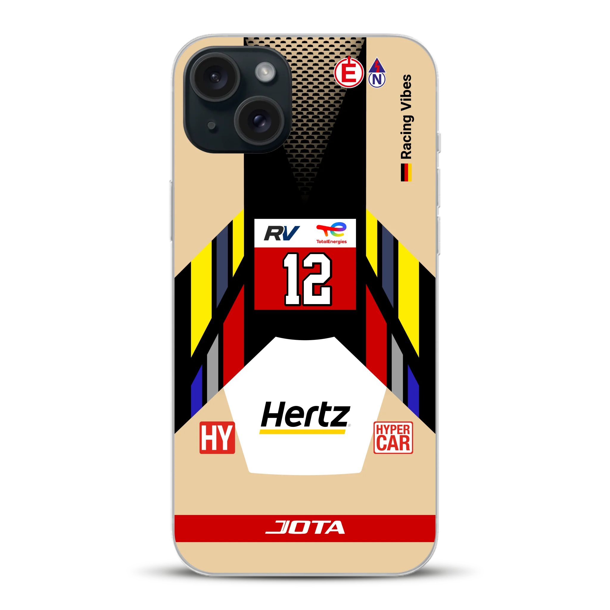Cadillac V‑Series.R #12 2025 Livery - Custom phone case for iPhone