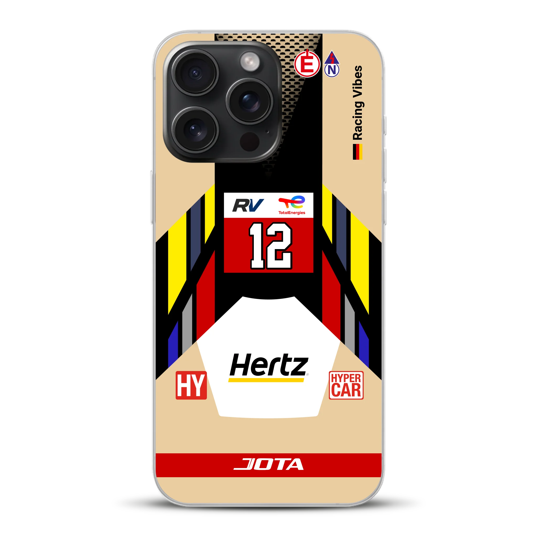 Cadillac V‑Series.R #12 2025 Livery - Custom phone case for iPhone
