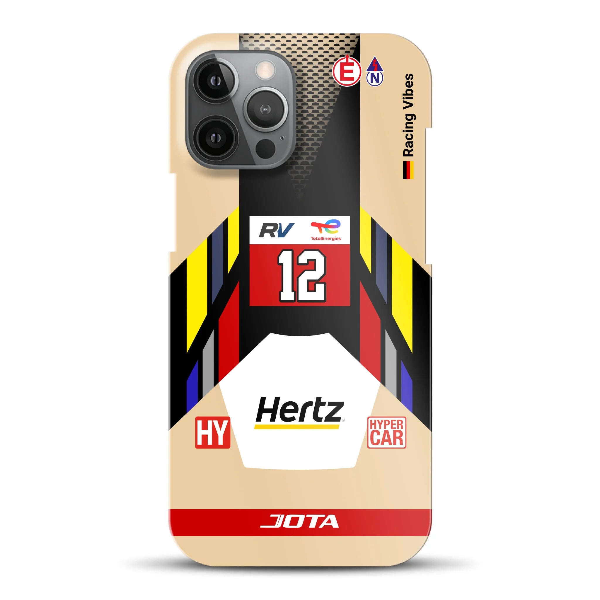 Cadillac V‑Series.R #12 2025 Livery - Individuelle Hardcase Hülle für iPhone