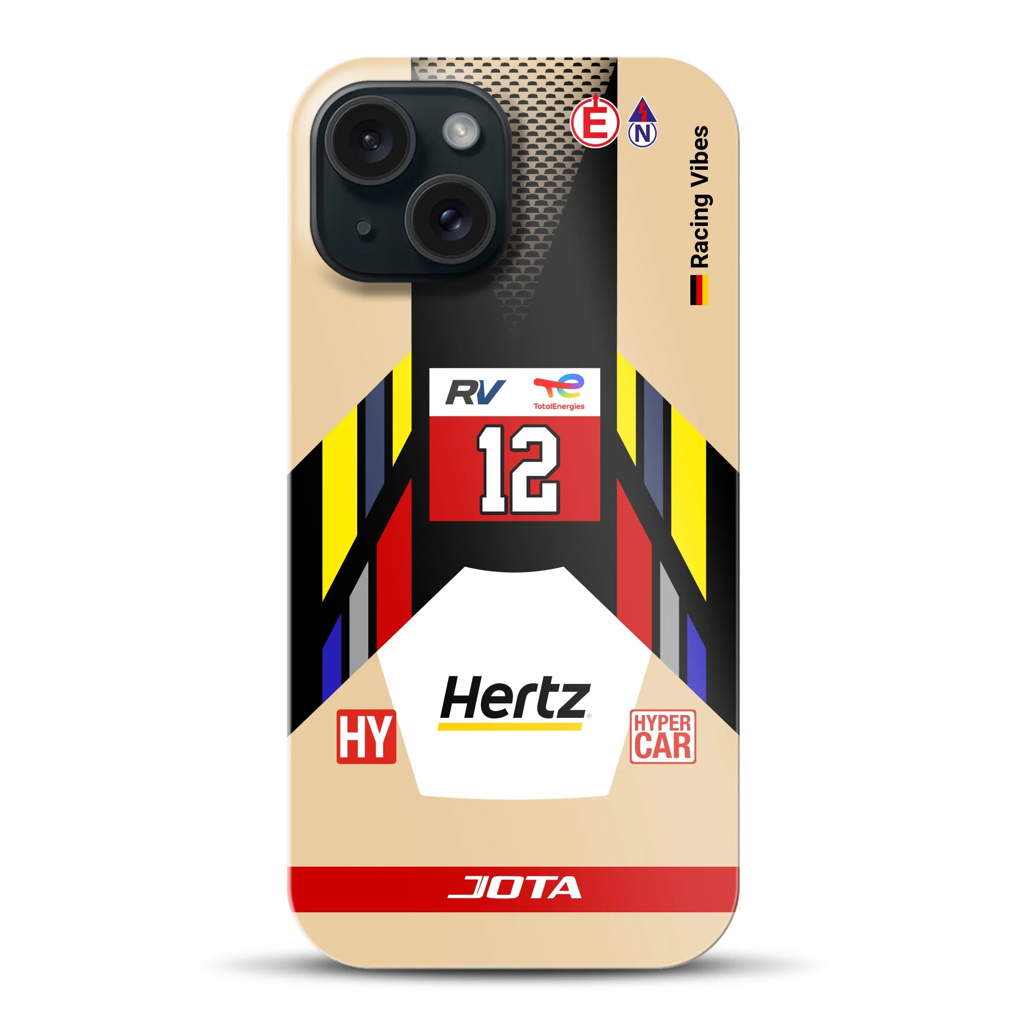 Cadillac V‑Series.R #12 2025 Livery - Individuelle Hardcase Hülle für iPhone