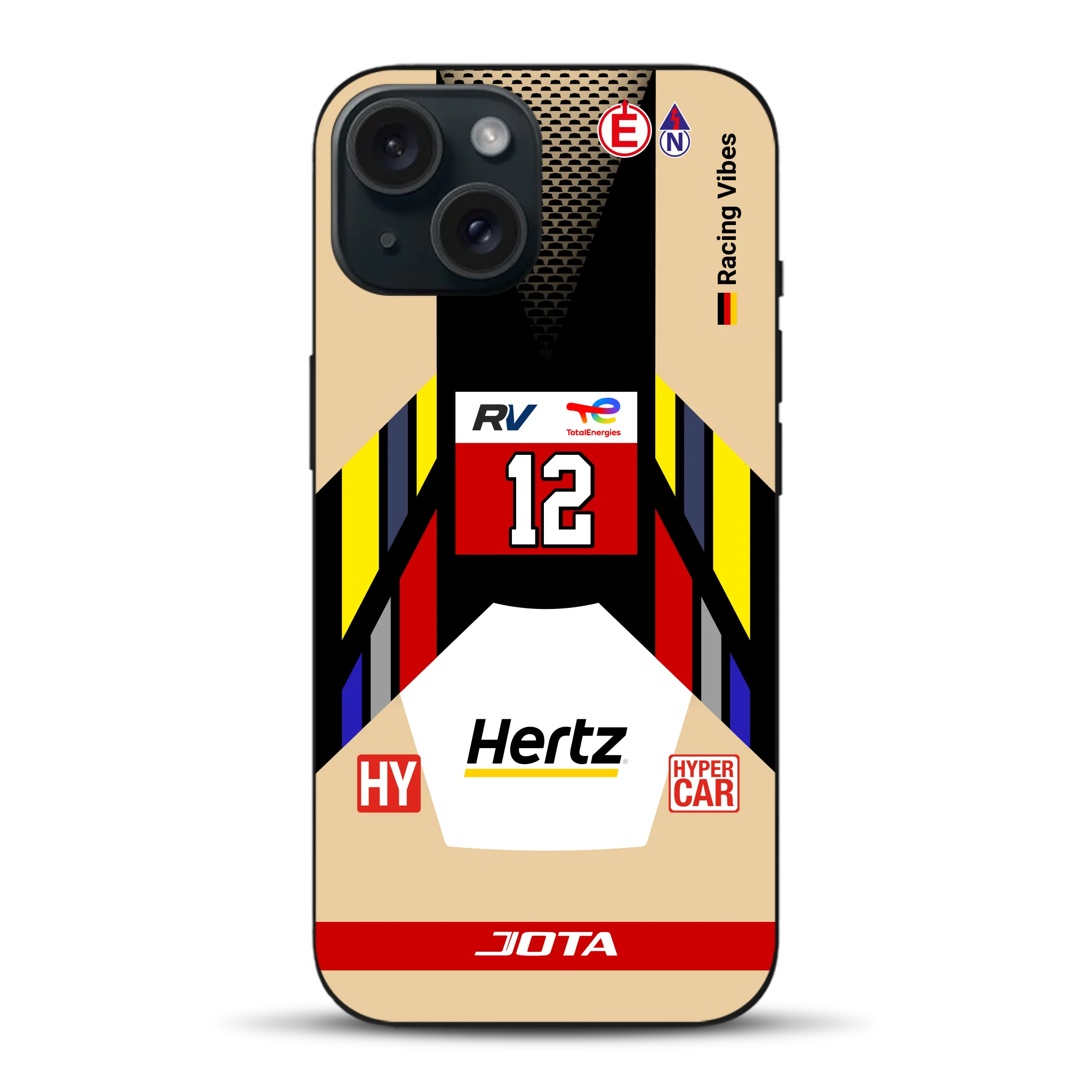 Cadillac V‑Series.R #12 2025 Livery - Custom phone case for iPhone