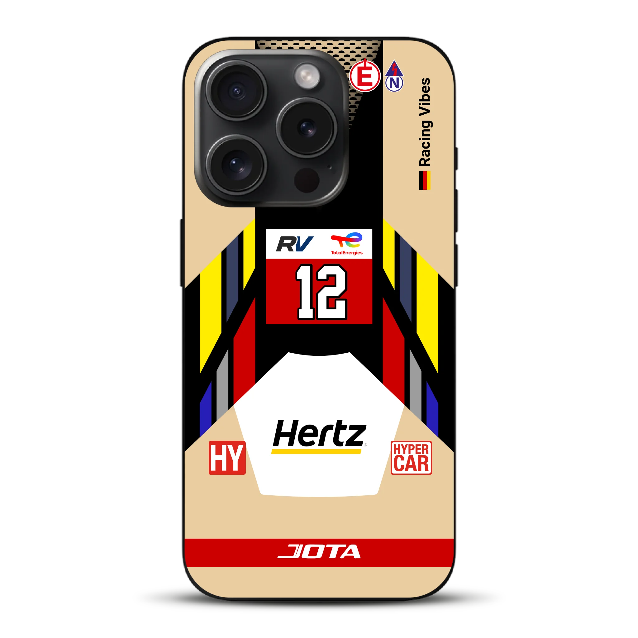 Cadillac V‑Series.R #12 2025 Livery - Custom phone case for iPhone