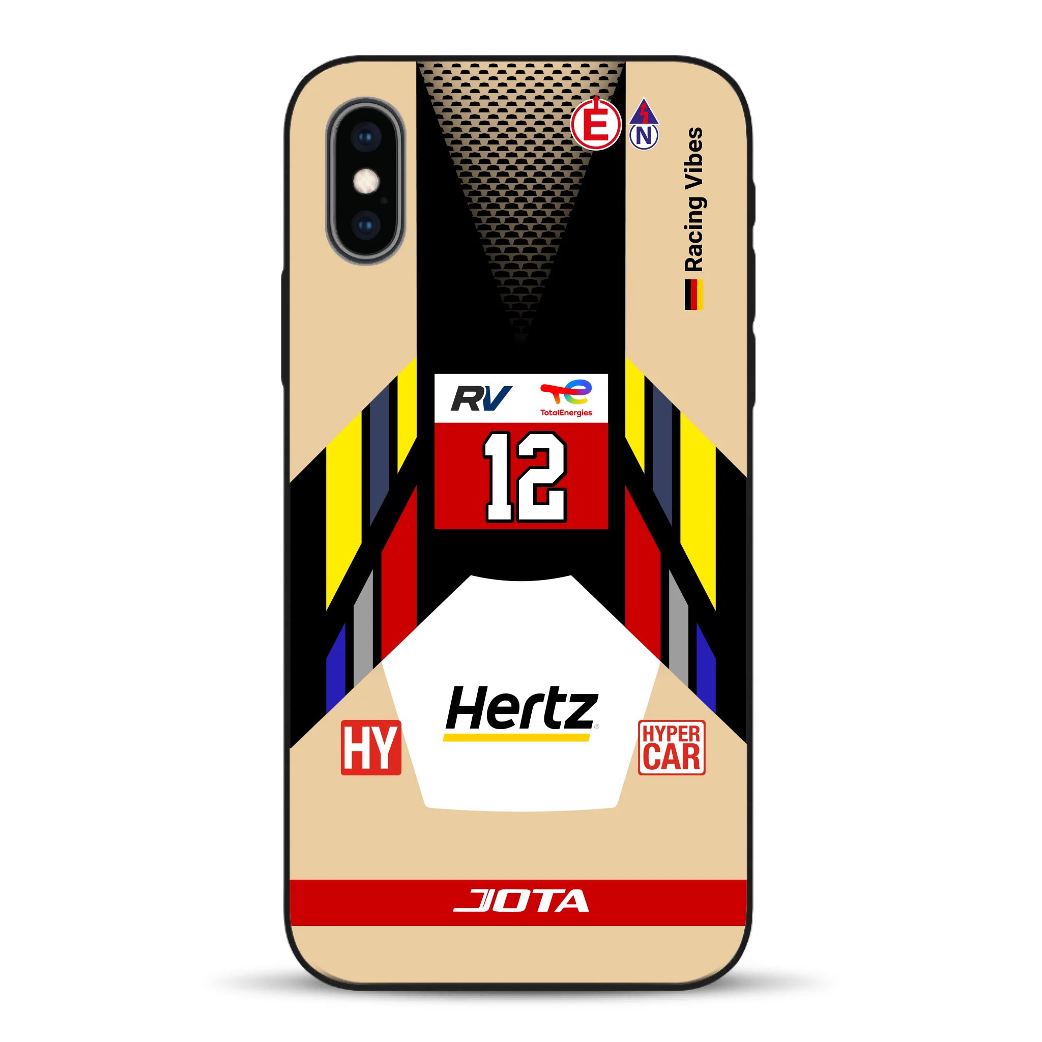 Cadillac V‑Series.R #12 2025 Livery - Custom phone case for iPhone