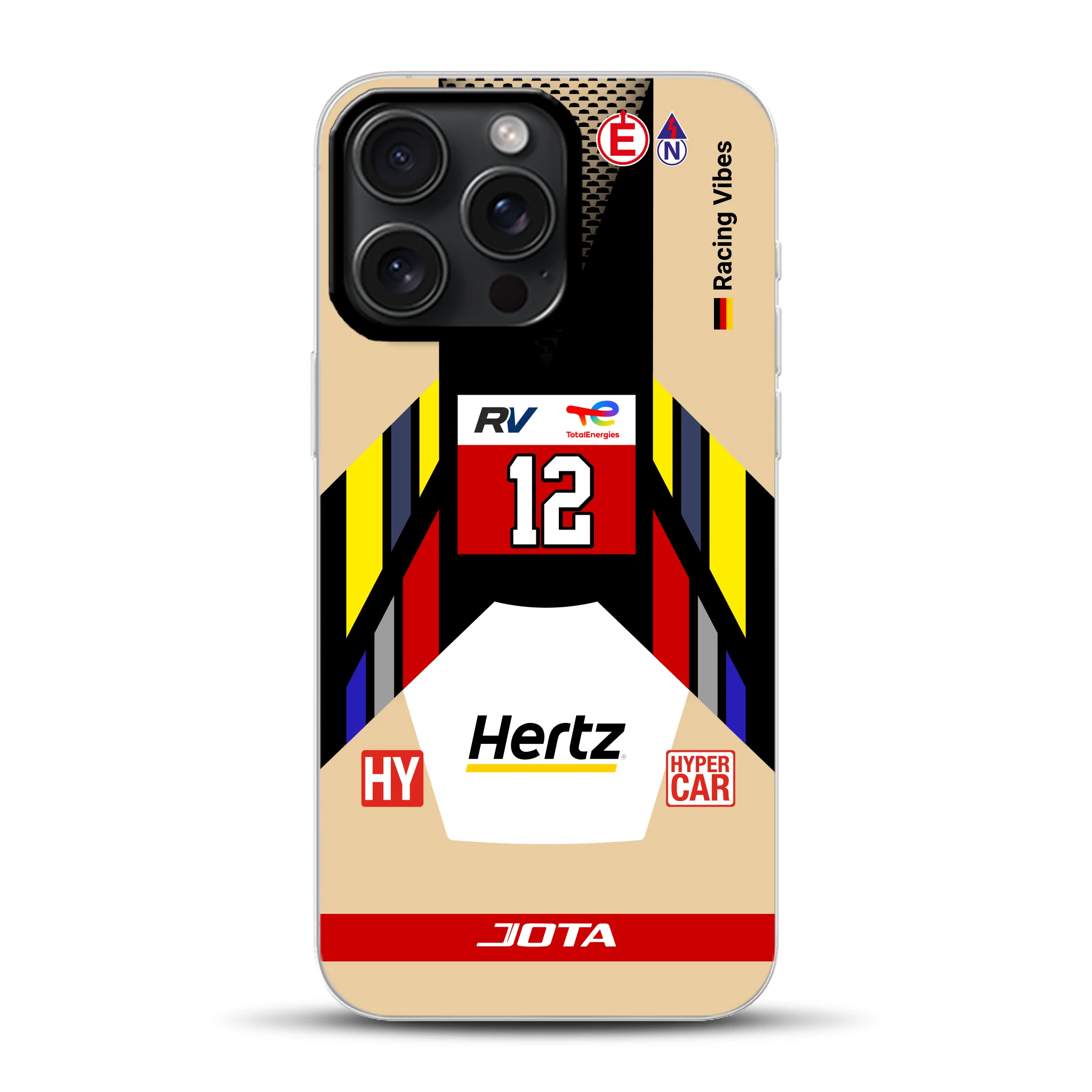 Cadillac V‑Series.R #12 2025 Livery - Custom phone case for iPhone