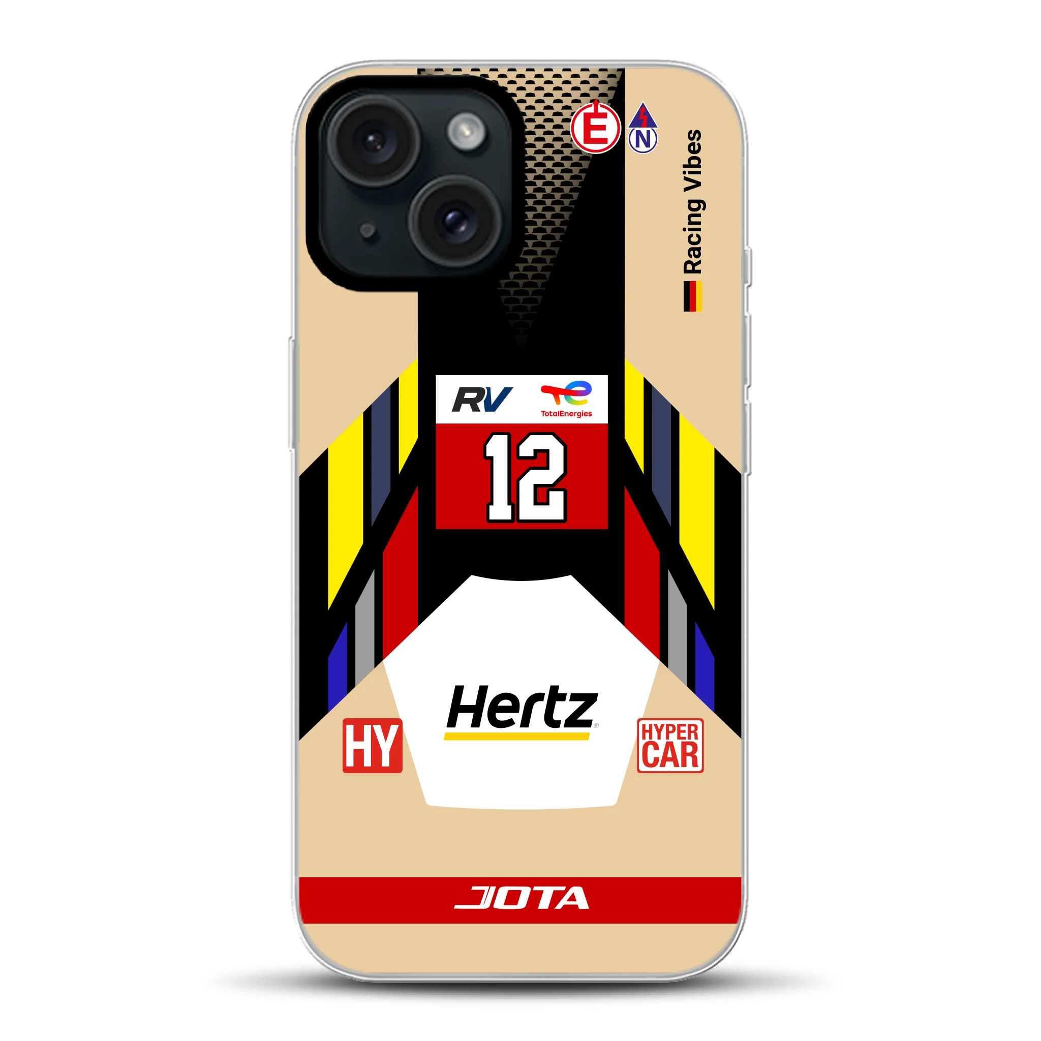 Cadillac V‑Series.R #12 2025 Livery - Custom phone case for iPhone