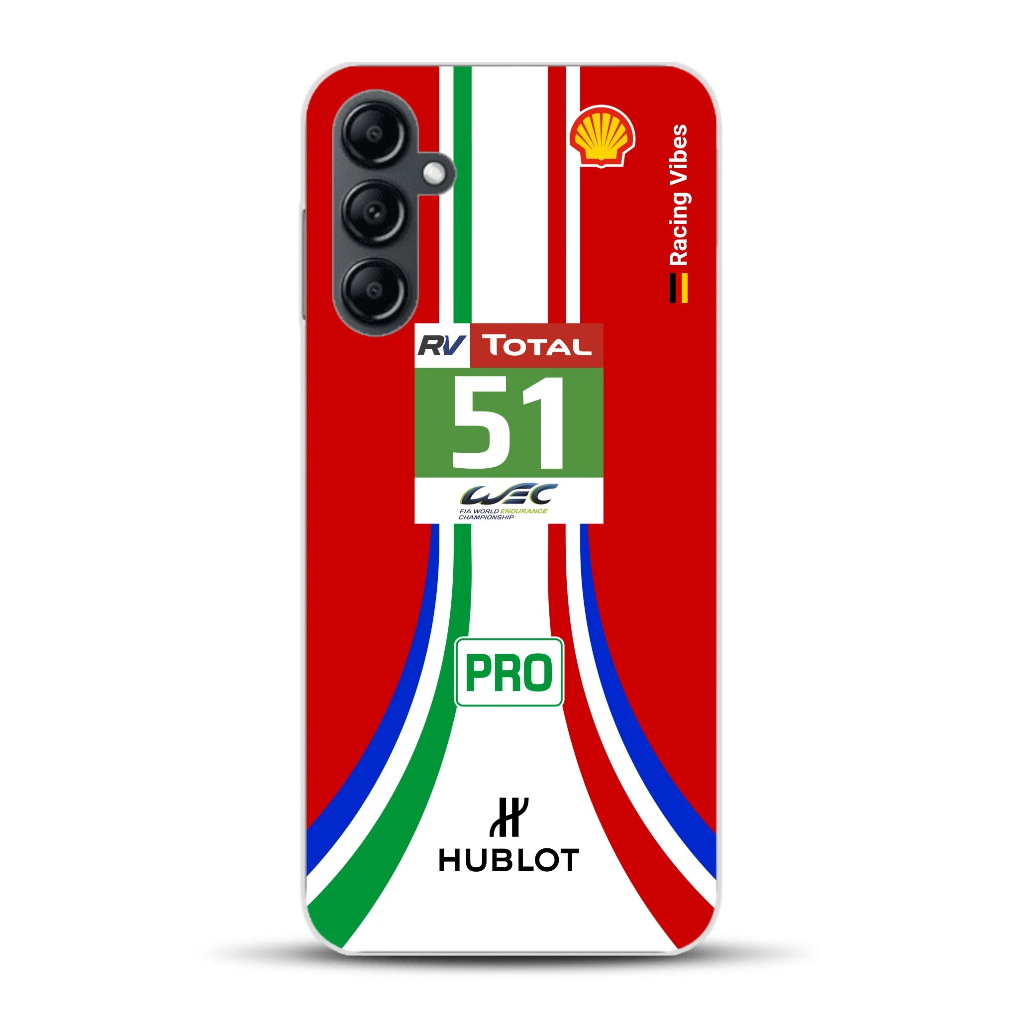 488 GTE LM Livery - Custodia per cellulare personalizzata per Samsung