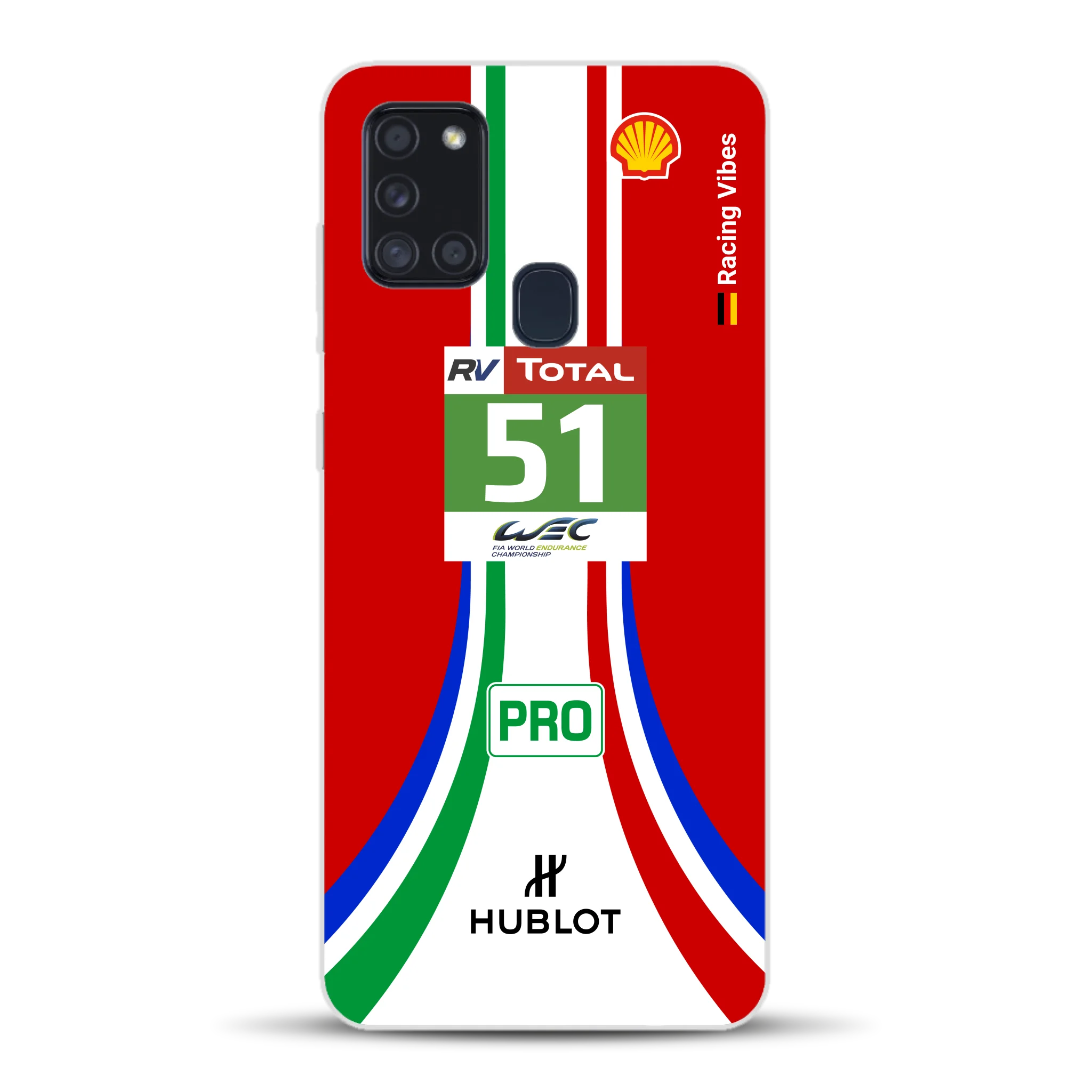 488 GTE LM Livery - Custodia per cellulare personalizzata per Samsung