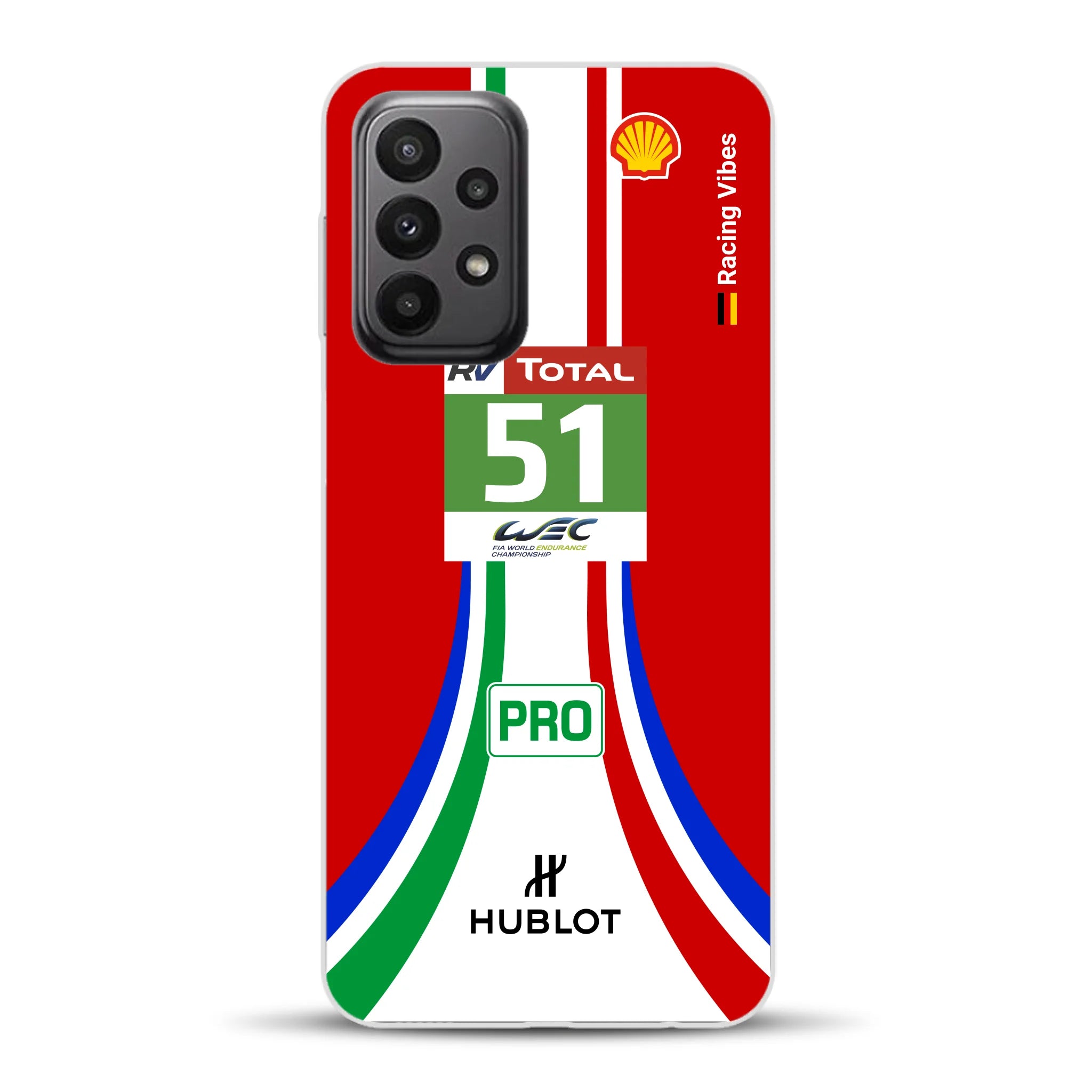 488 GTE LM Livery - Custodia per cellulare personalizzata per Samsung