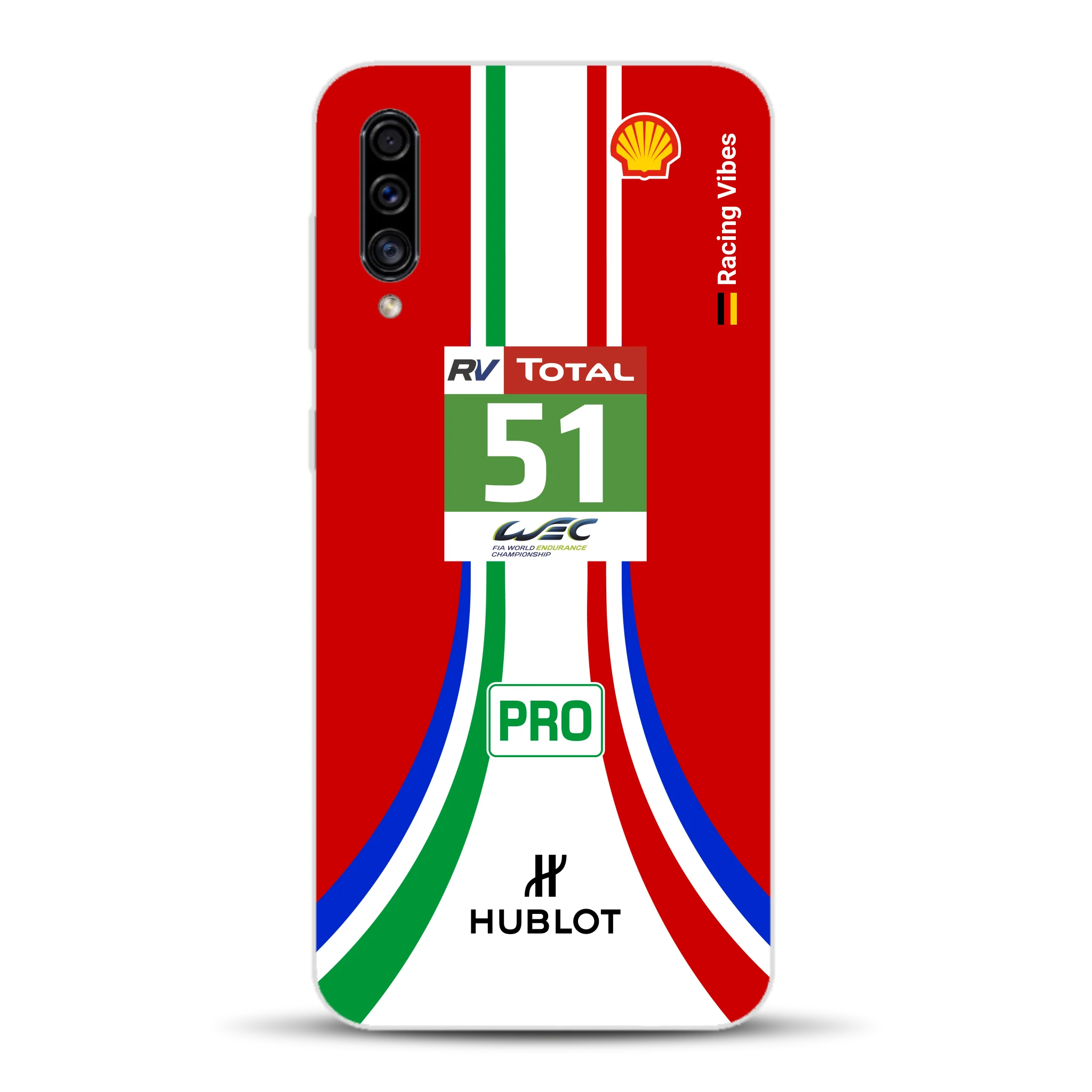 488 GTE LM Livery - Custodia per cellulare personalizzata per Samsung