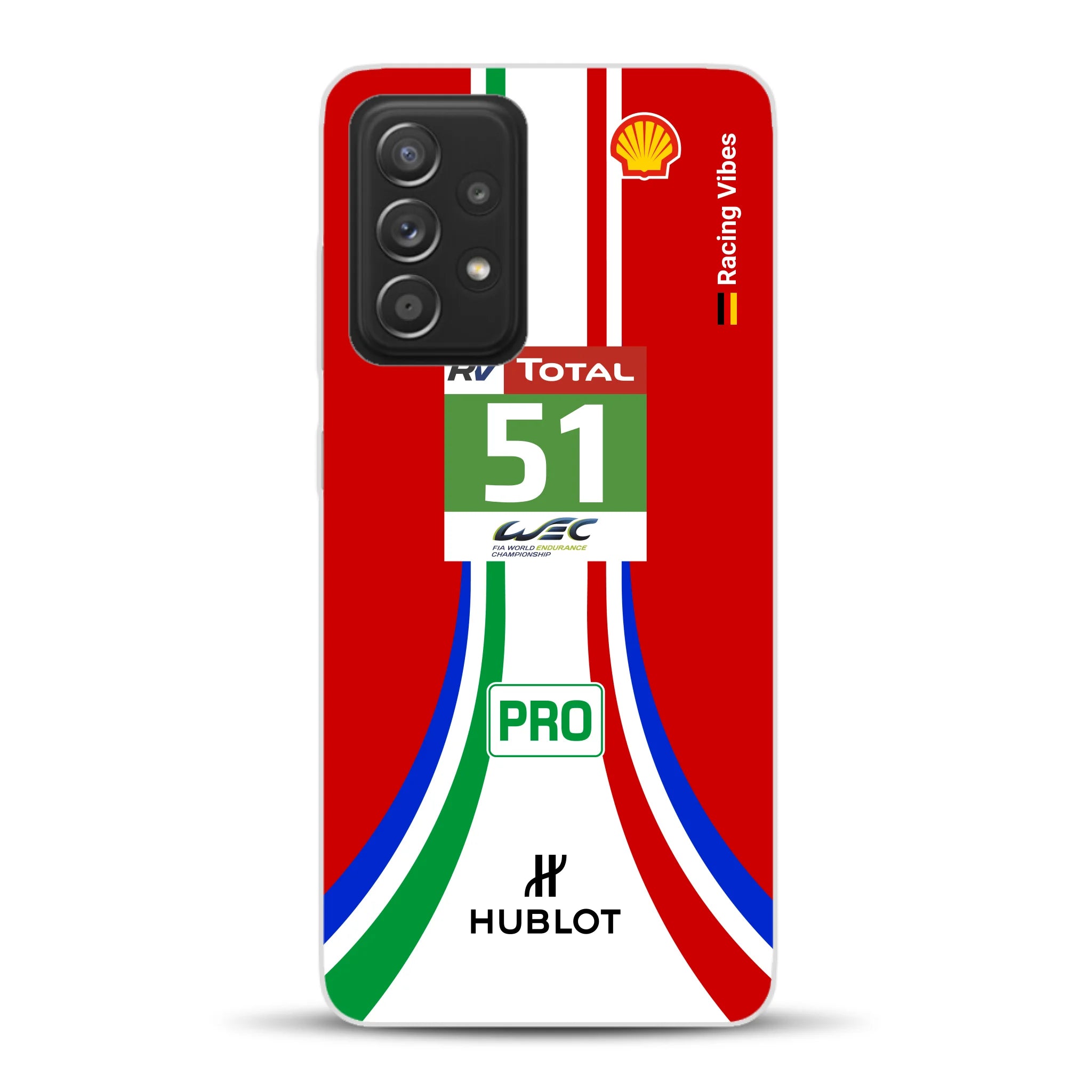 488 GTE LM Livery - Custodia per cellulare personalizzata per Samsung