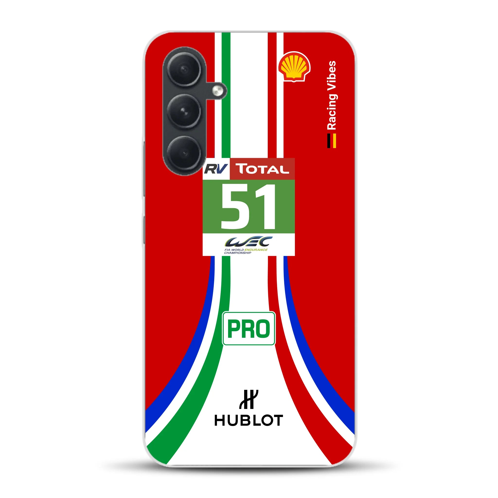 488 GTE LM Livery - Custodia per cellulare personalizzata per Samsung