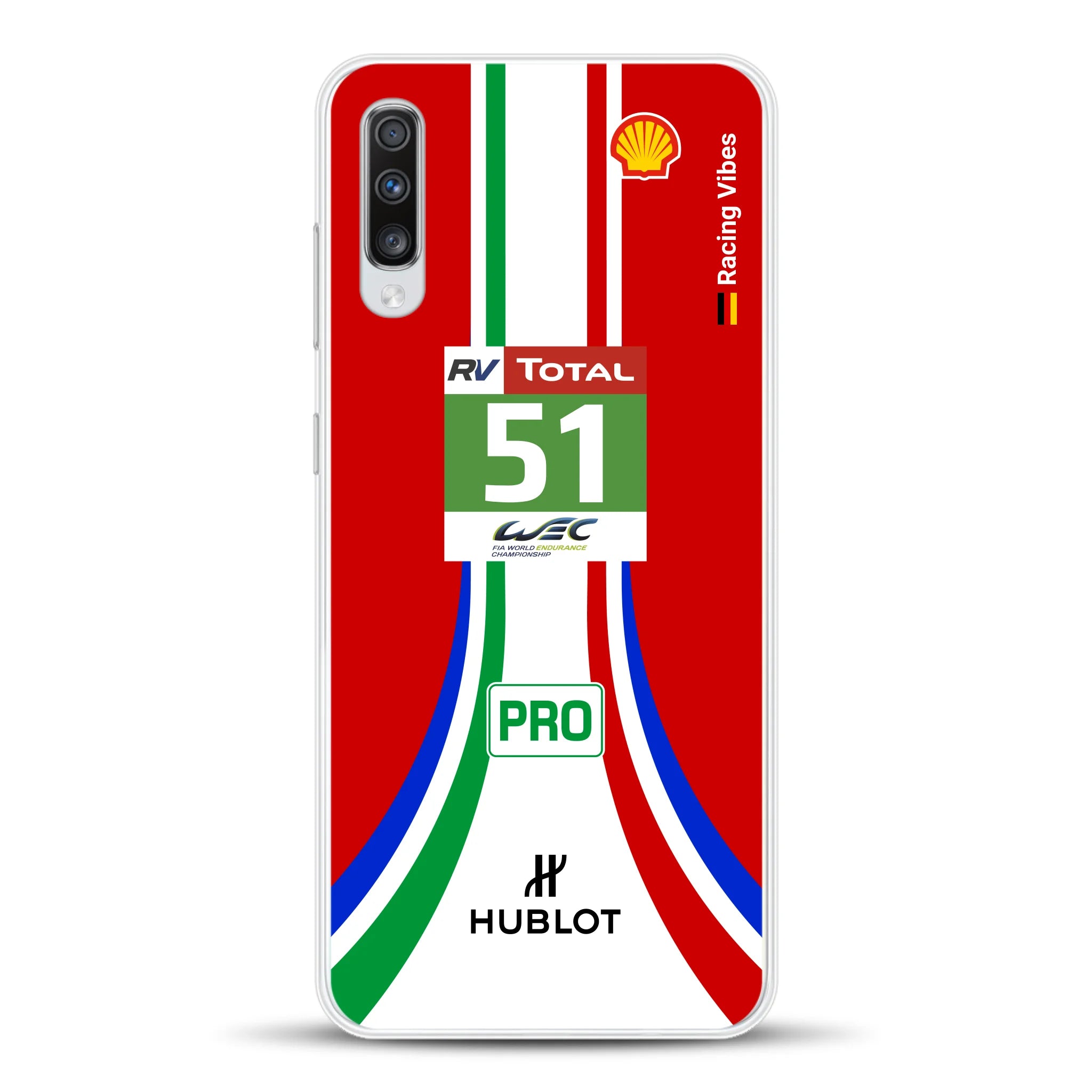 488 GTE LM Livery - Custodia per cellulare personalizzata per Samsung