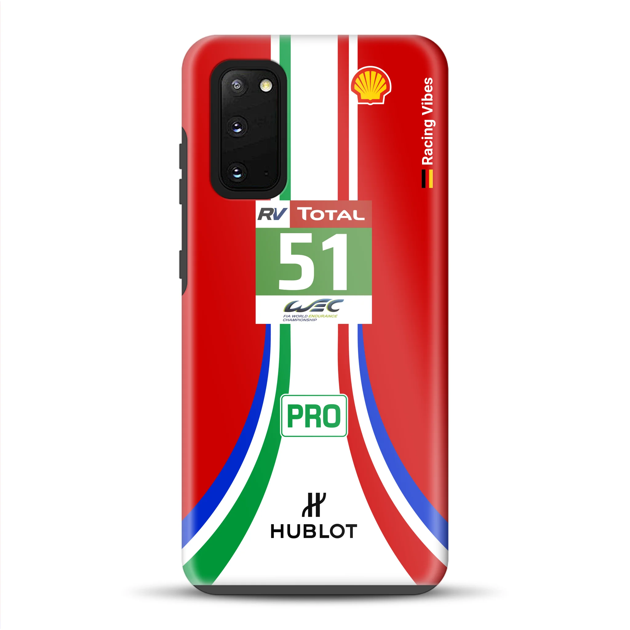488 GTE LM Livery - Custodia premium personalizzata per Samsung