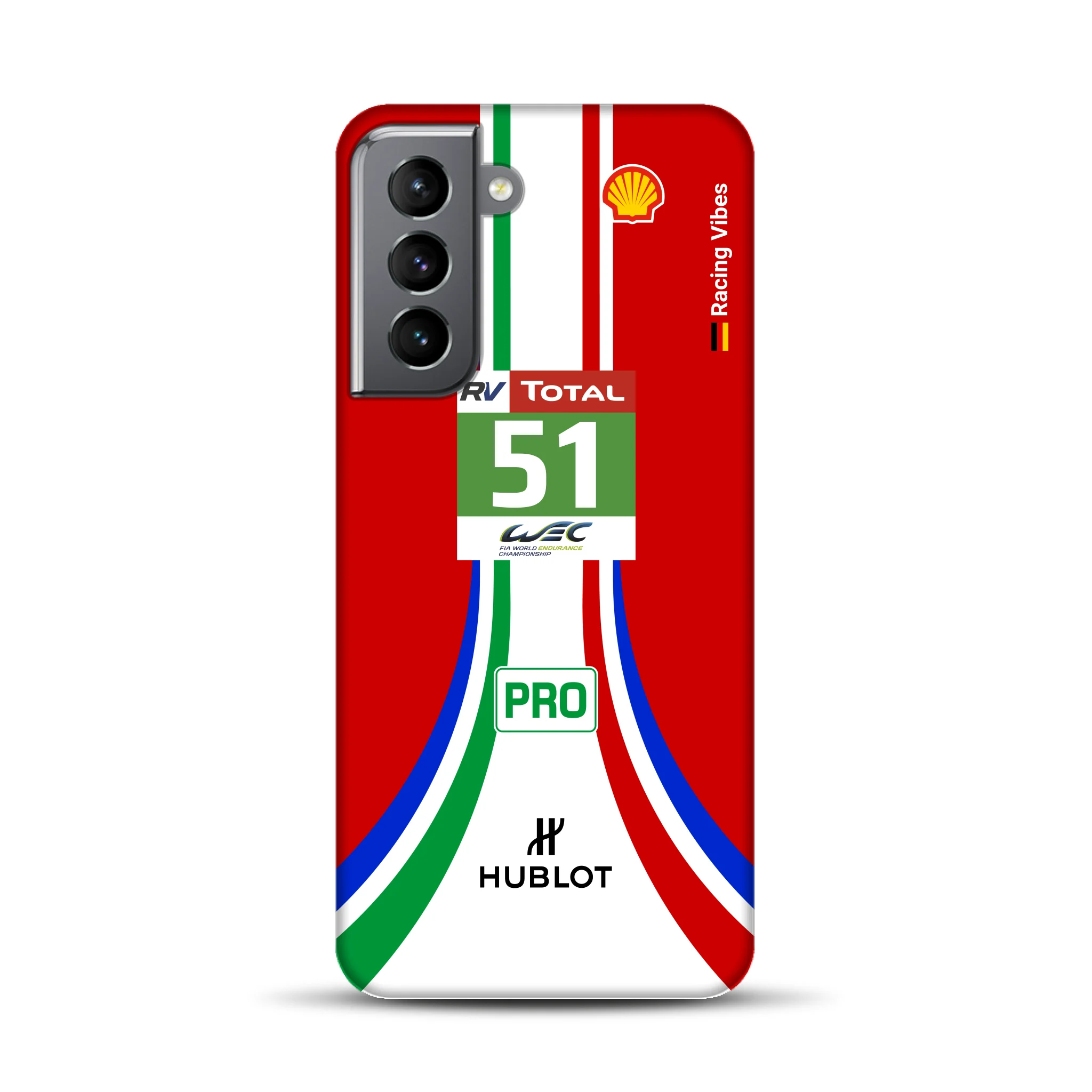 488 GTE LM Livery - Custodia premium personalizzata per Samsung