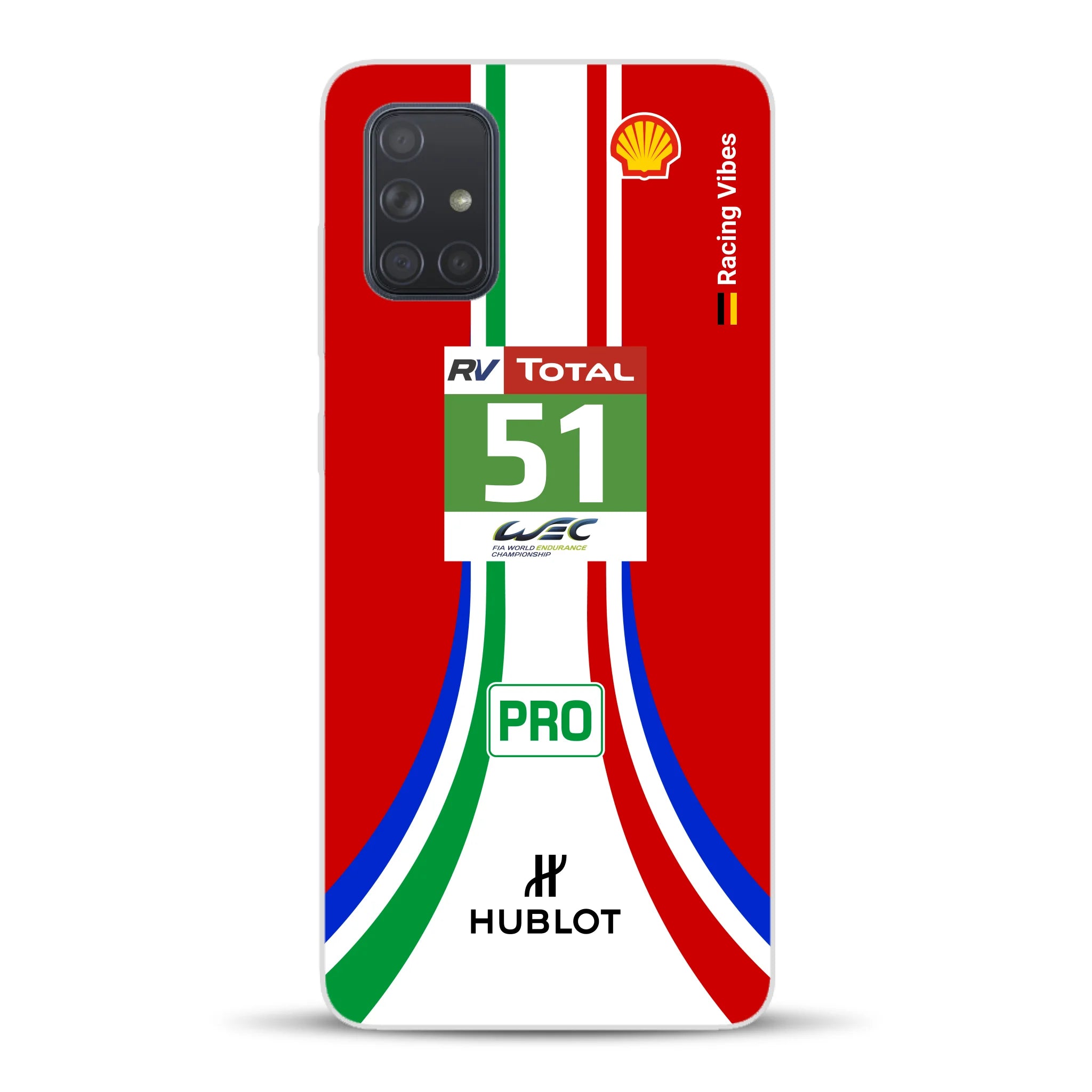 488 GTE LM Livery - Custodia per cellulare personalizzata per Samsung