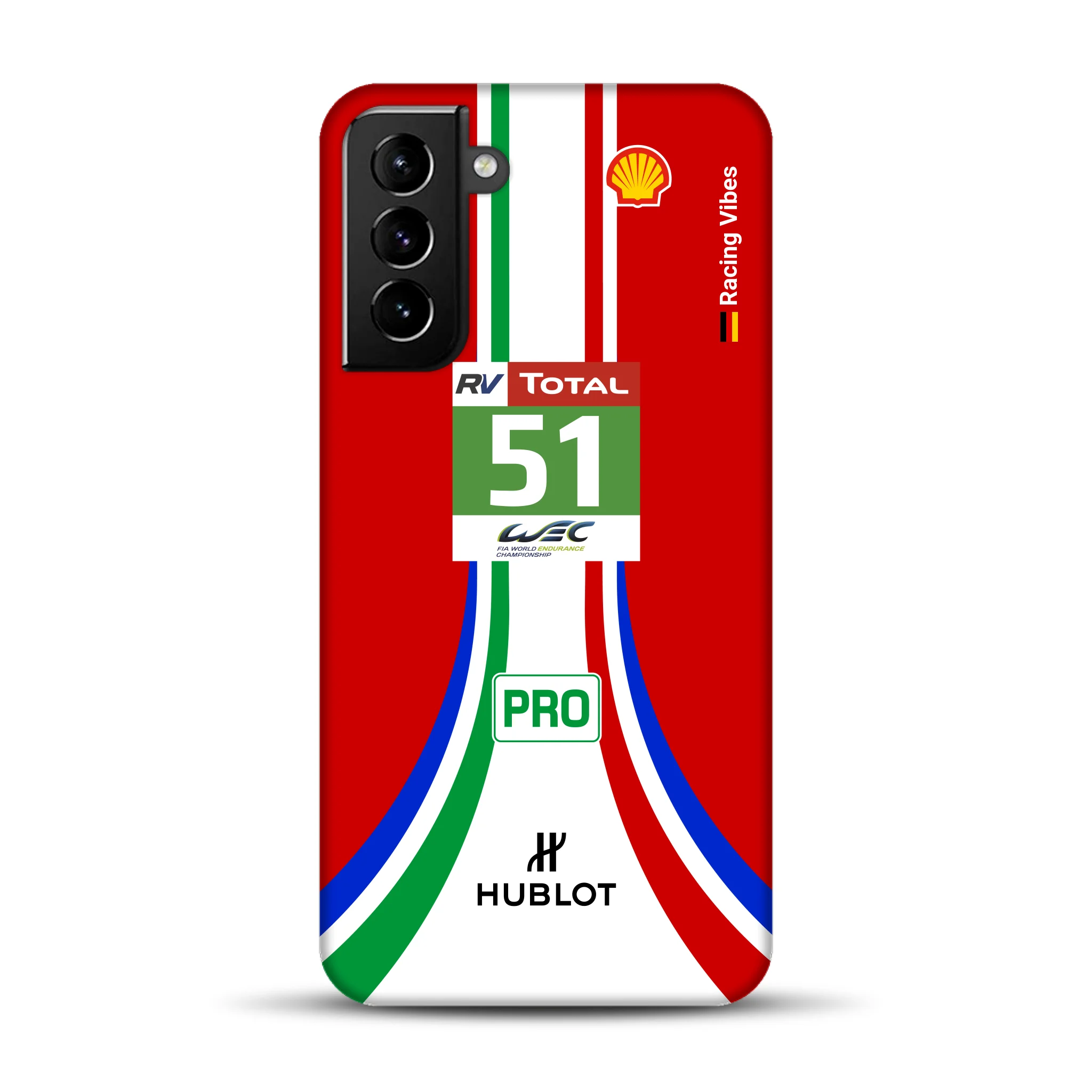 488 GTE LM Livery - Custodia premium personalizzata per Samsung