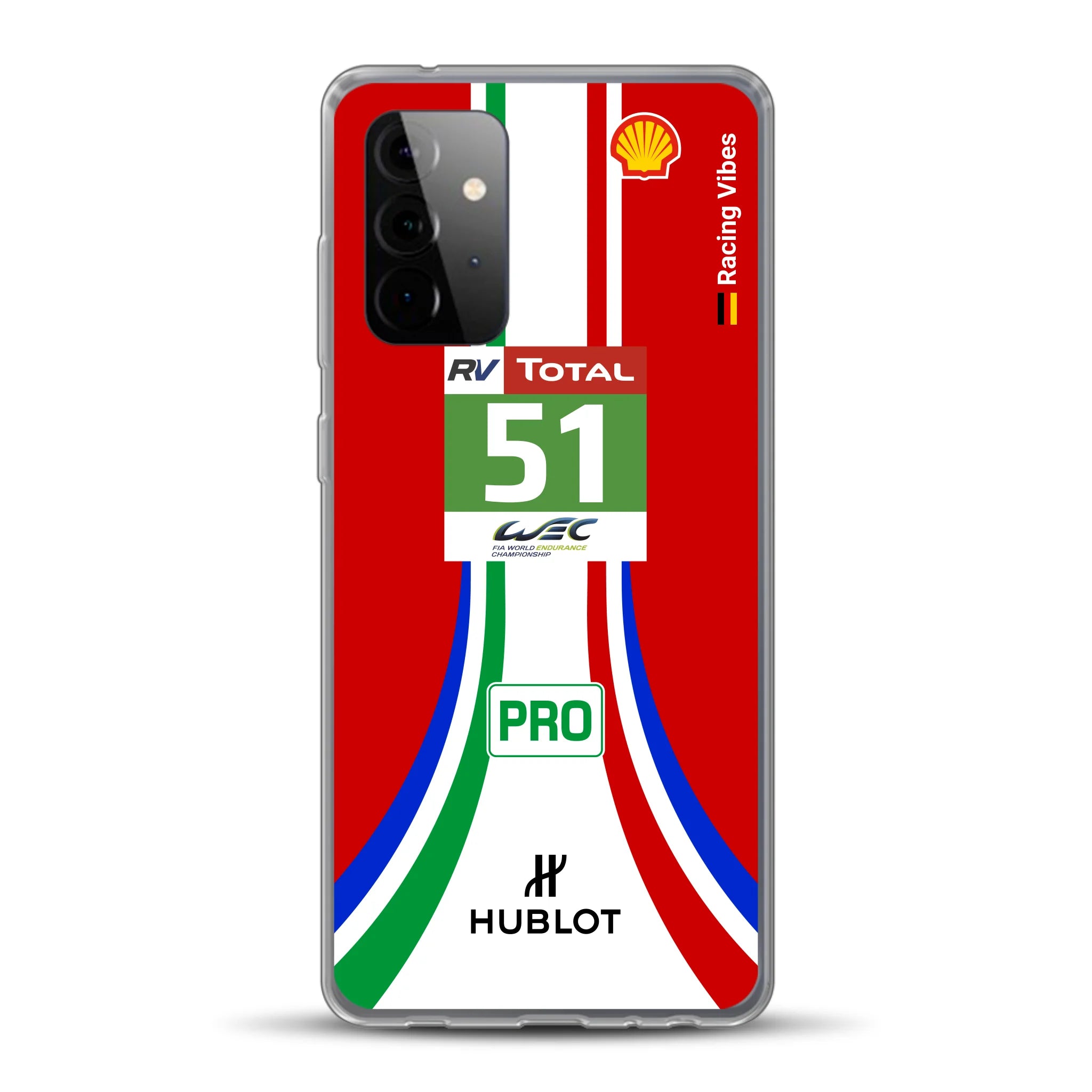 488 GTE LM Livery - Custodia per cellulare personalizzata per Samsung
