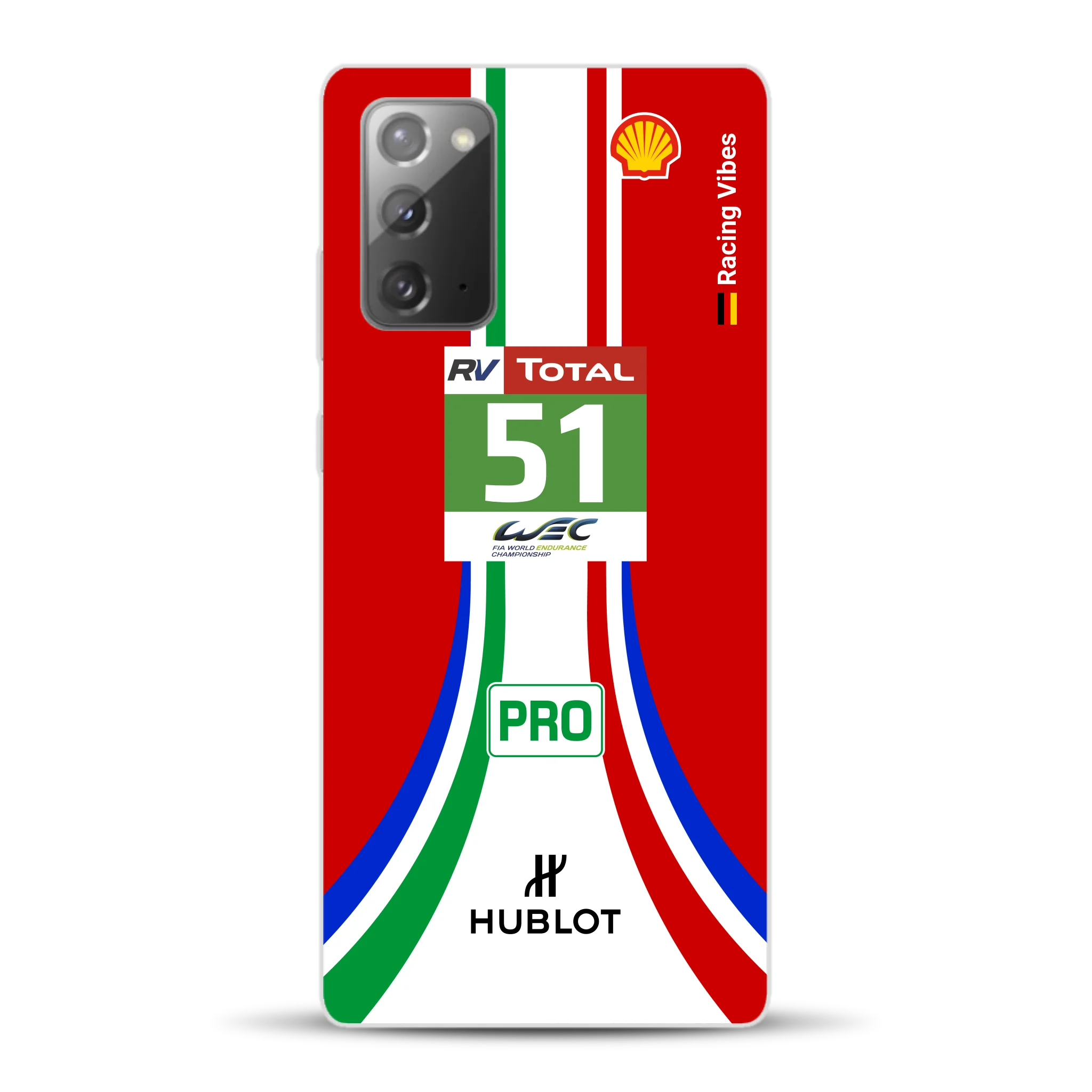 488 GTE LM Livery - Custodia per cellulare personalizzata per Samsung
