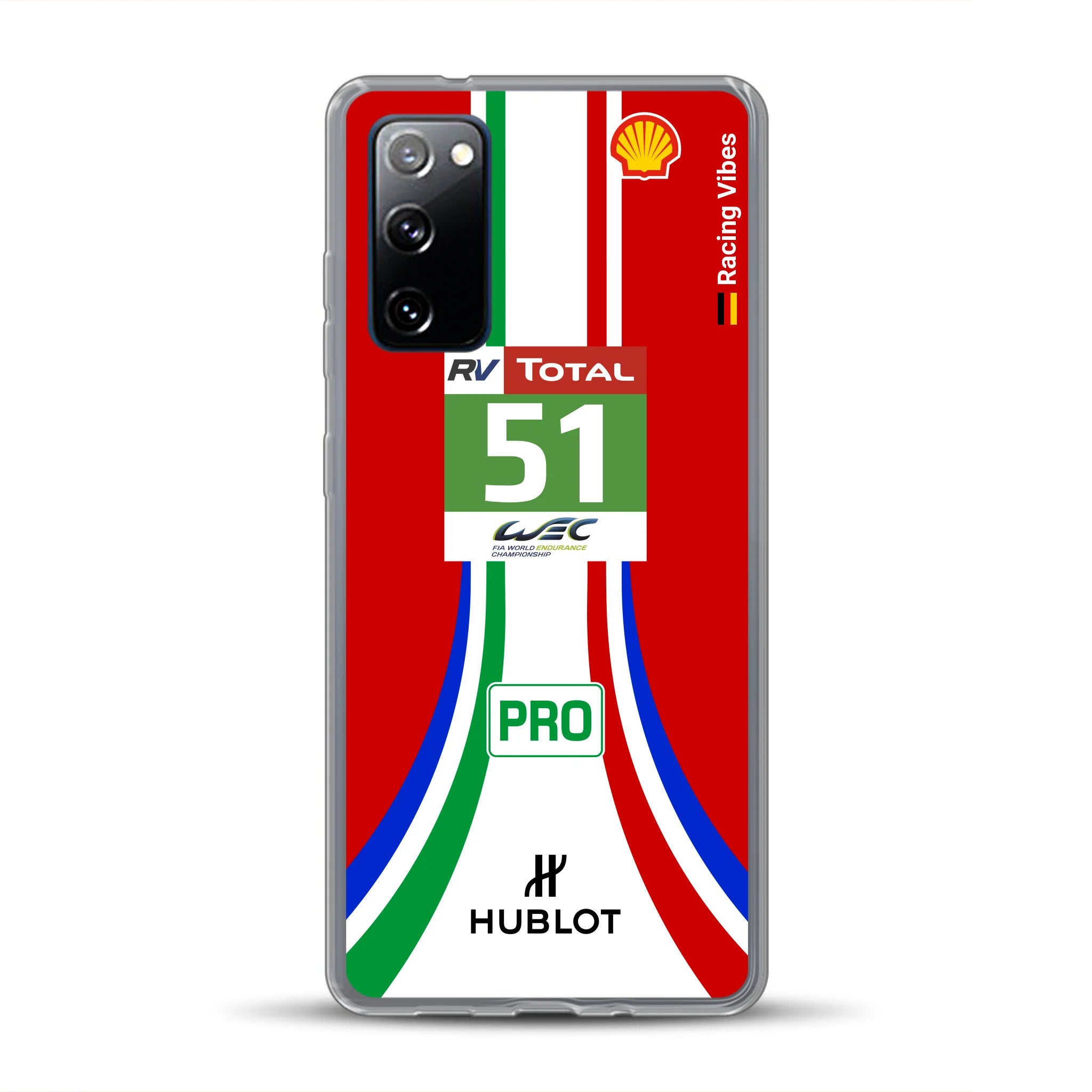 488 GTE LM Livery - Custodia per cellulare personalizzata per Samsung