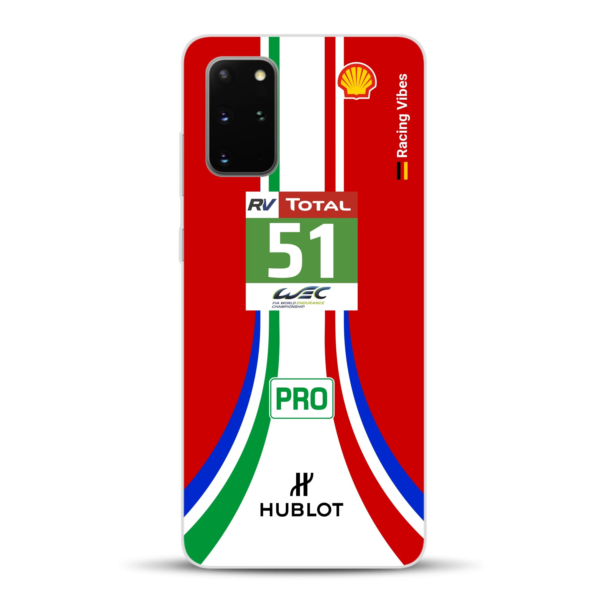 488 GTE LM Livery - Custodia per cellulare personalizzata per Samsung