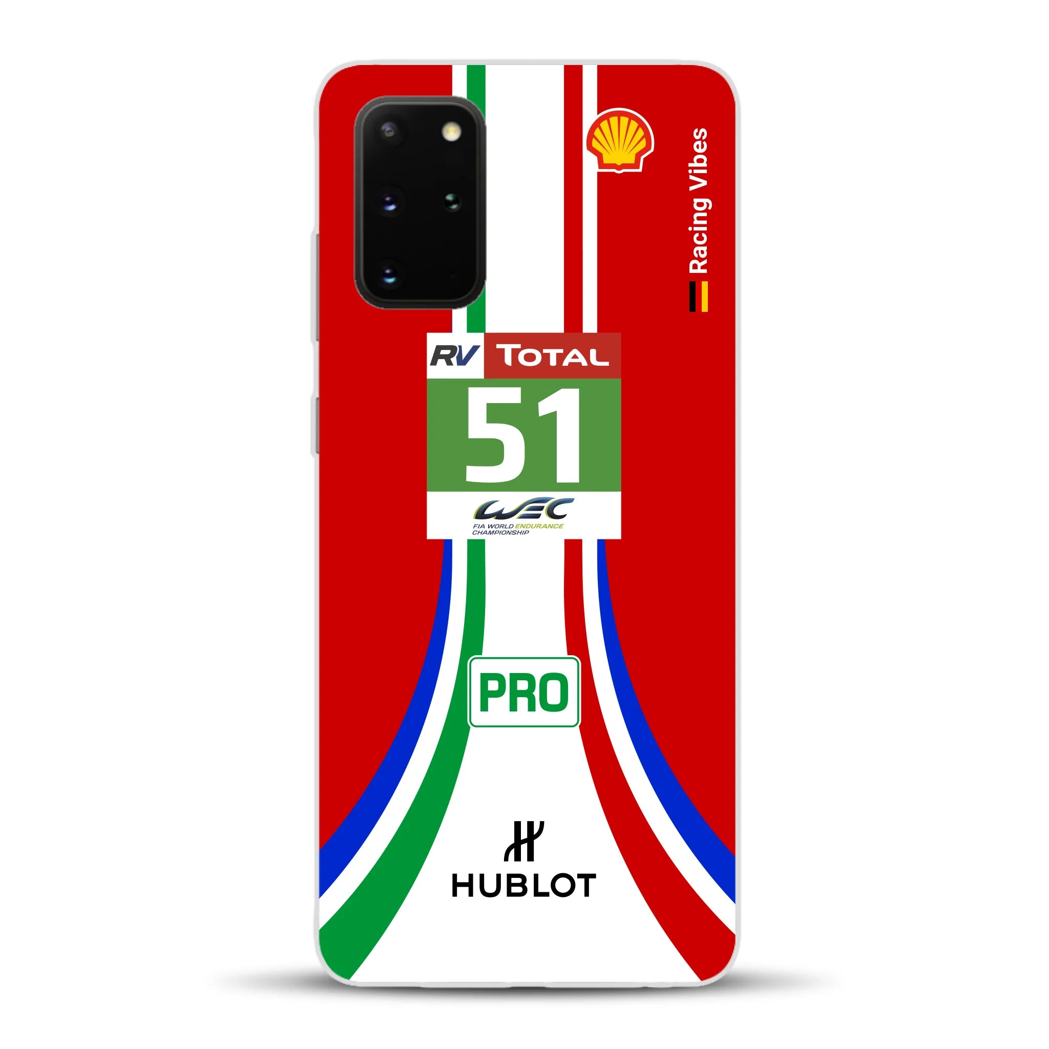 488 GTE LM Livery - Custodia per cellulare personalizzata per Samsung