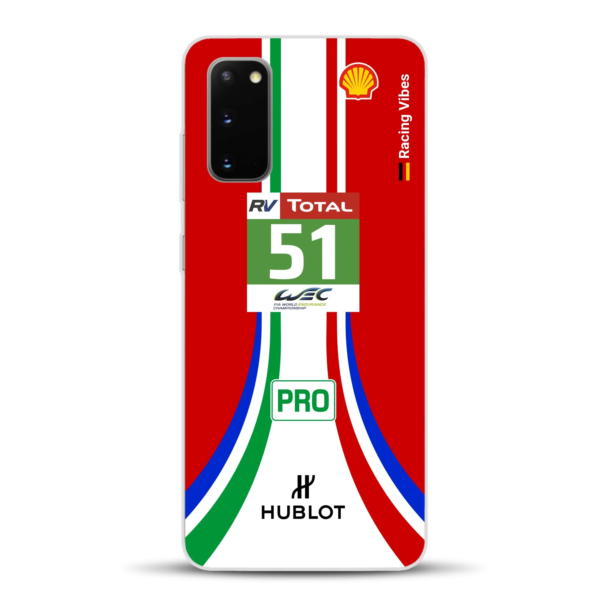 488 GTE LM Livery - Custodia per cellulare personalizzata per Samsung