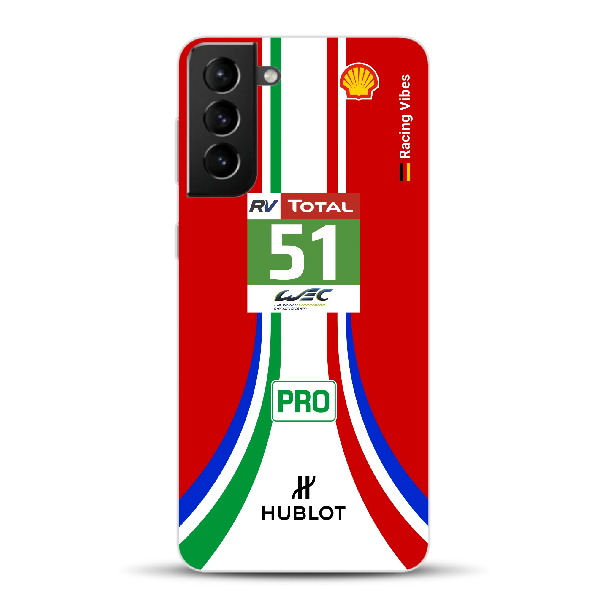488 GTE LM Livery - Custodia per cellulare personalizzata per Samsung